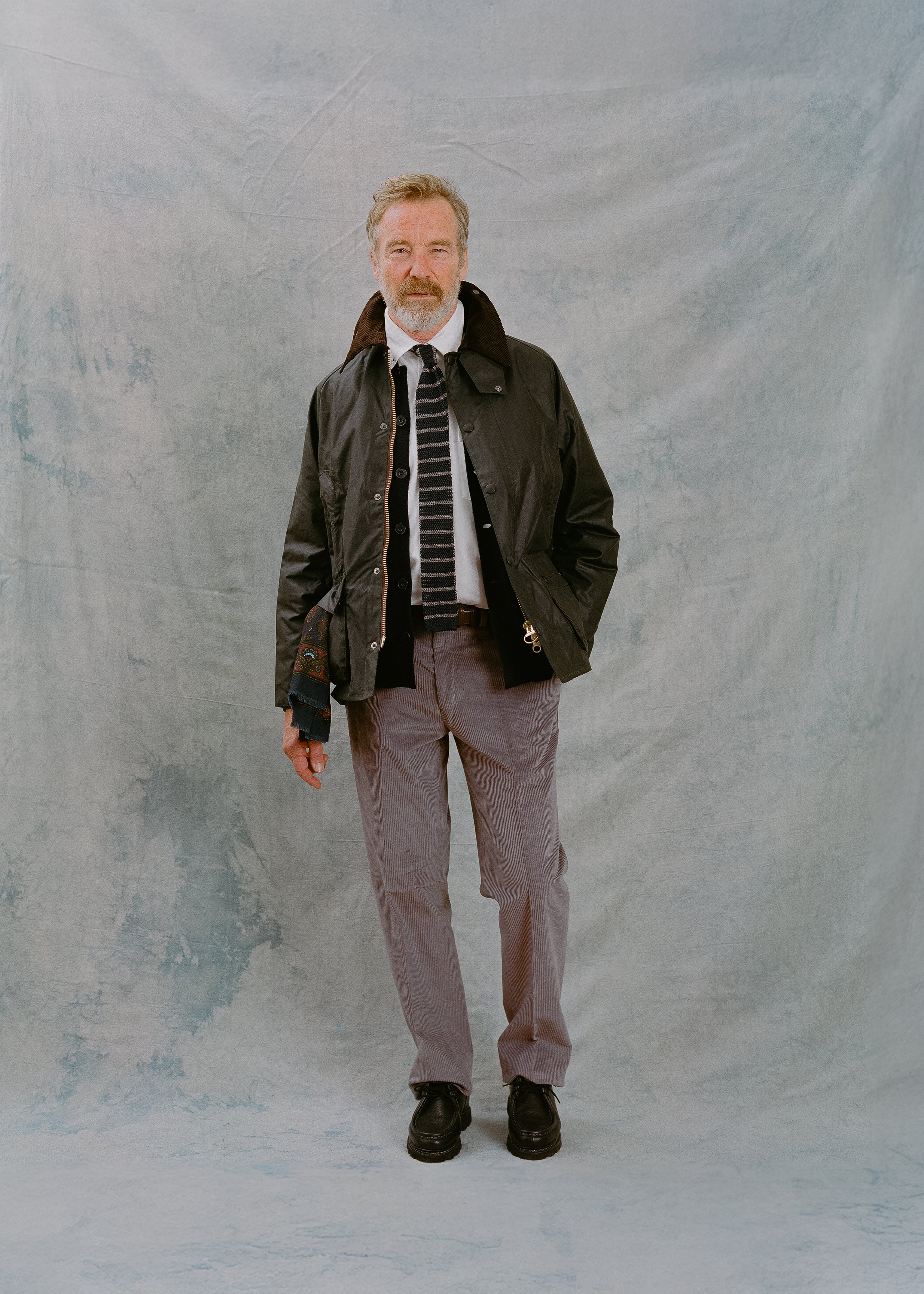 Made-in-England Barbour Olive Beaufort® Wax Jacket