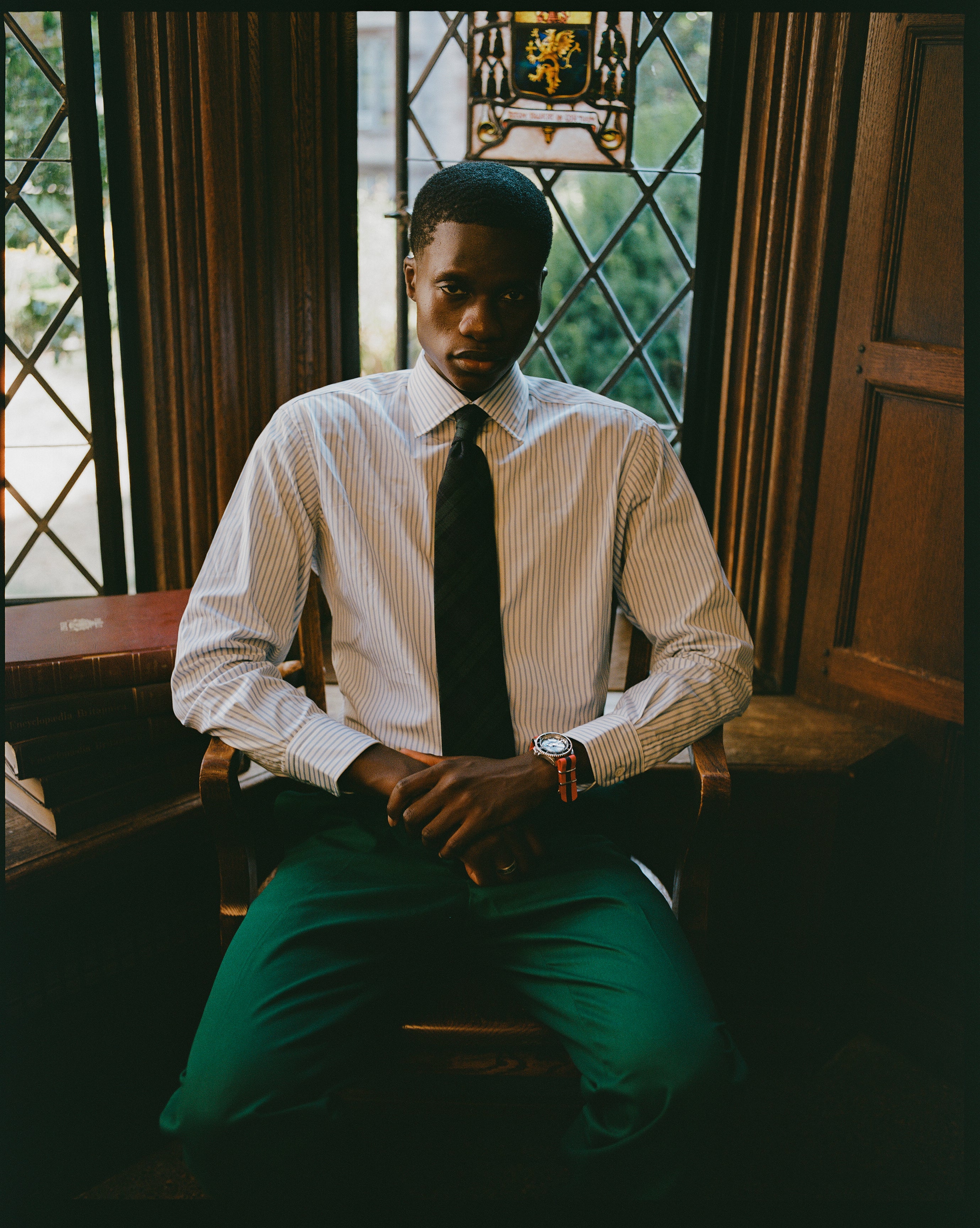 Adjutant General Corps Stripe Nylon Watch Strap