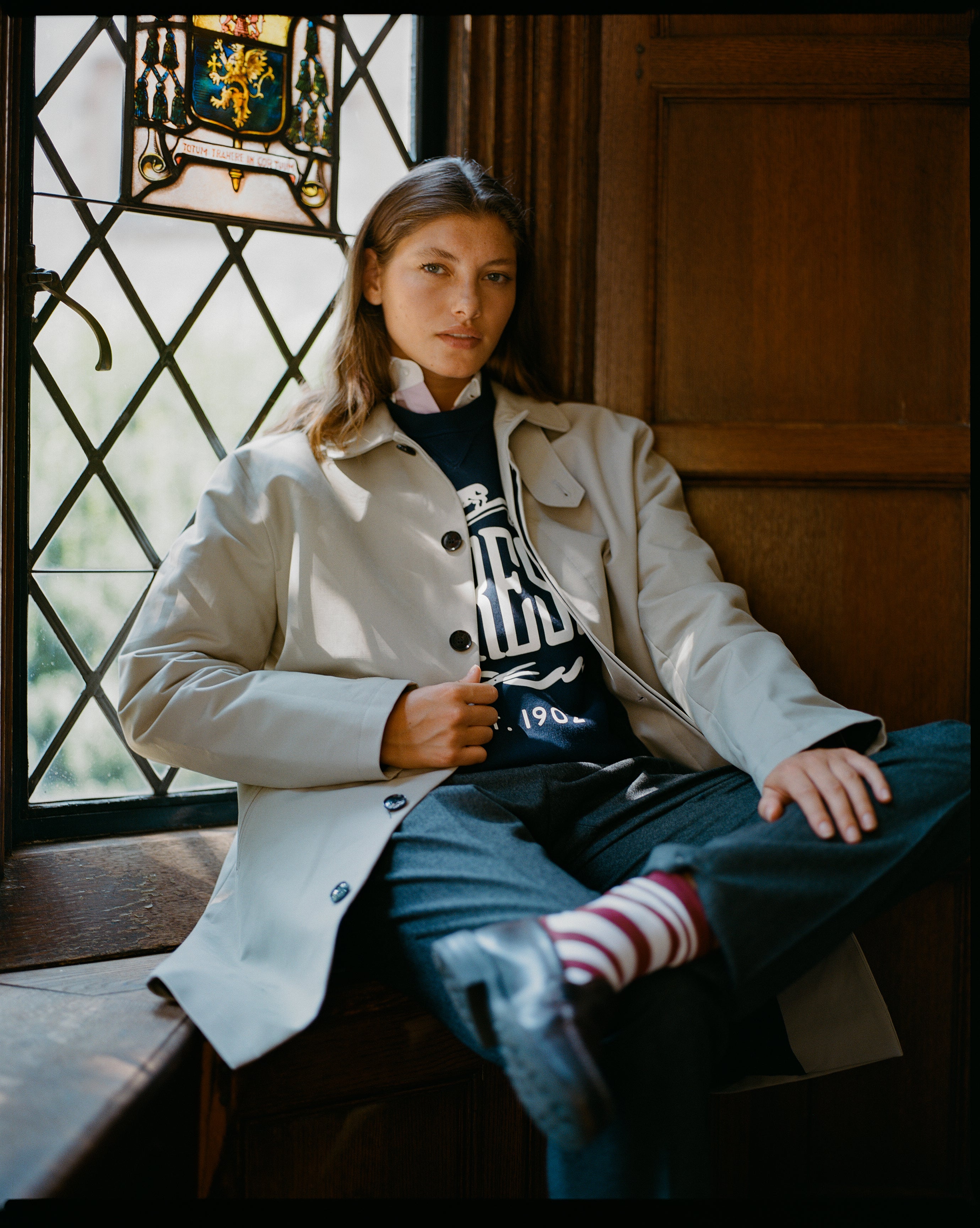 Made-in-England Stone Cotton London Mac