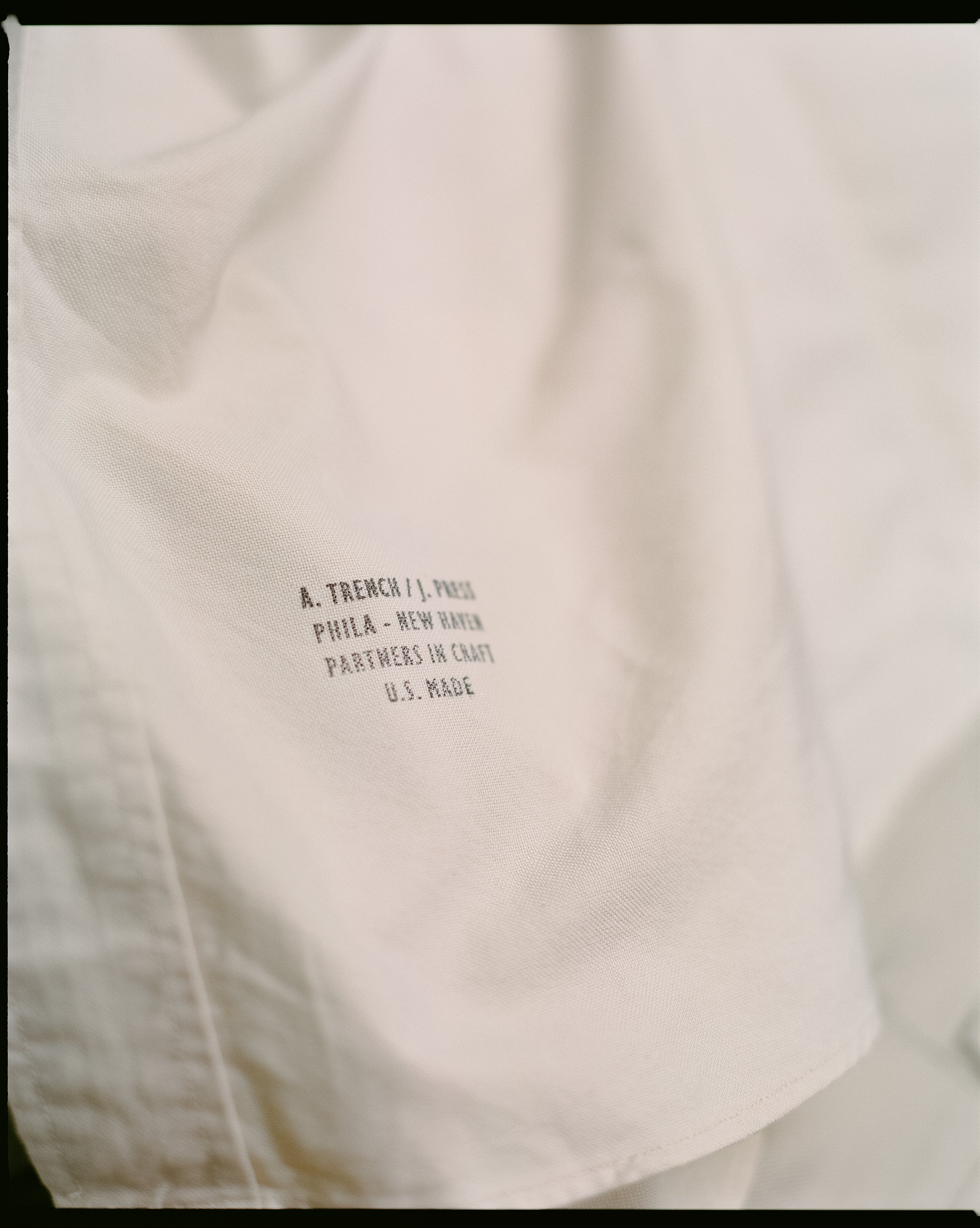 Made-in-USA Almond Natural Dye Oxford Shirt