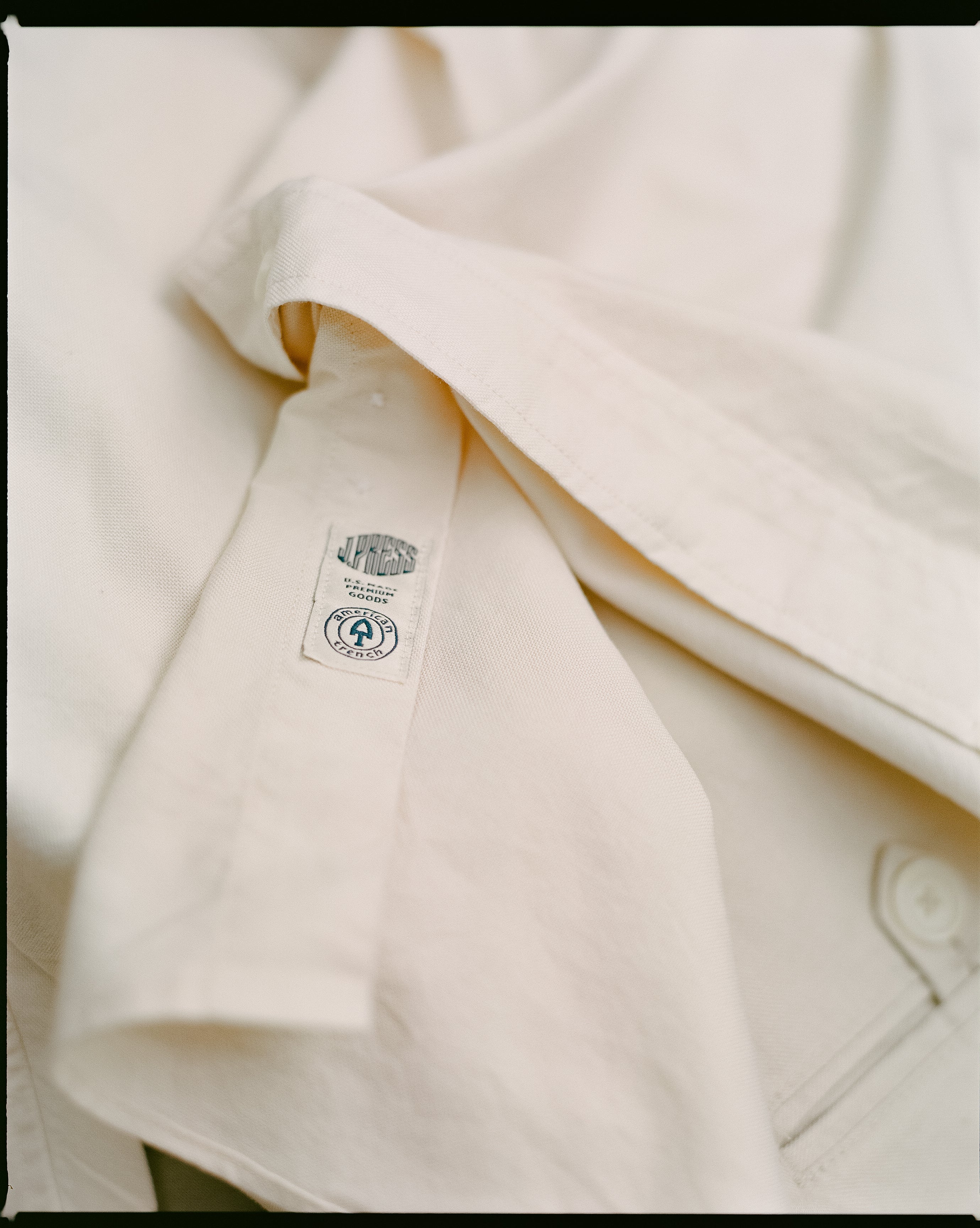 Made-in-USA Almond Natural Dye Oxford Shirt
