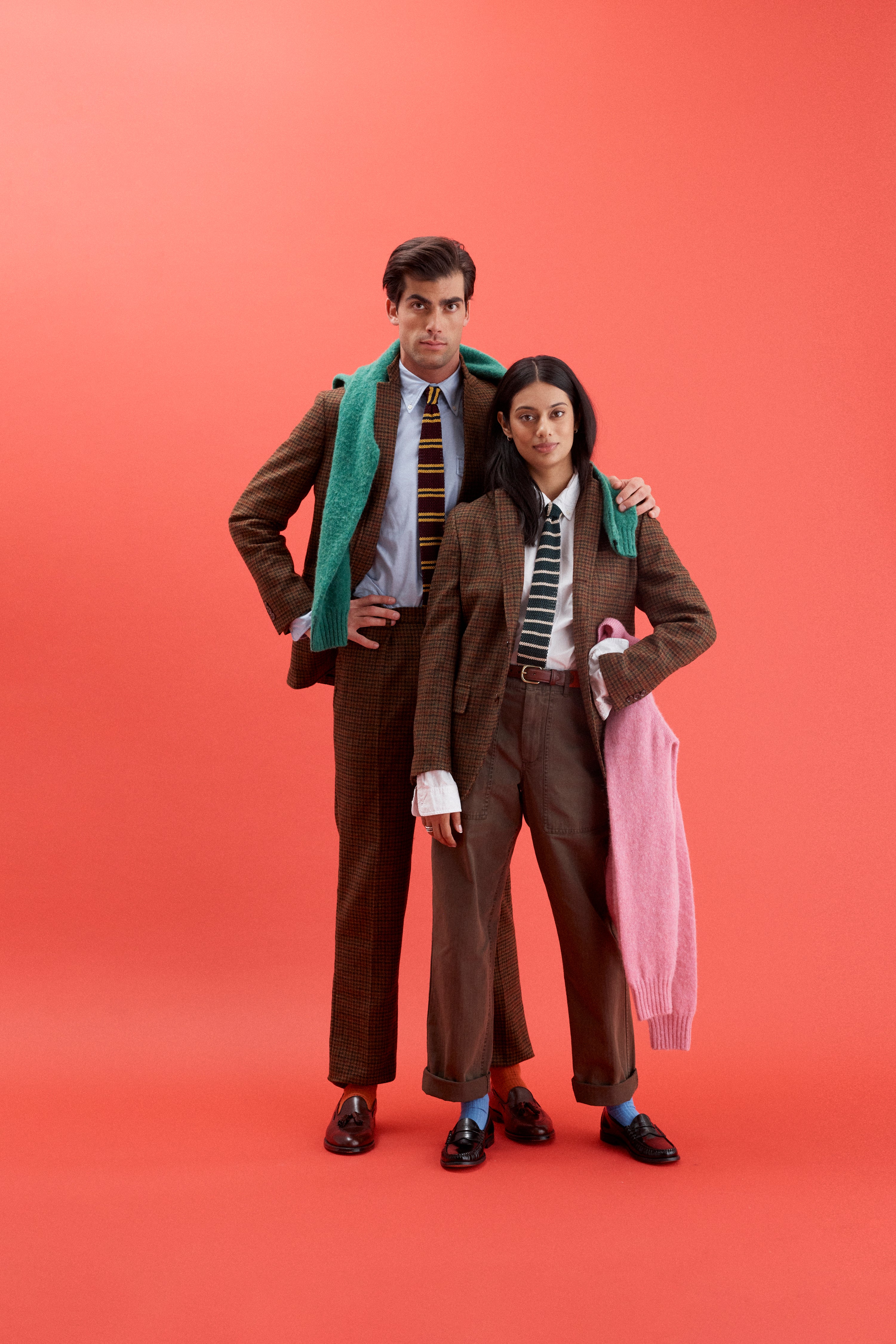 Made-in-USA Houndstooth Tweed Sportcoat