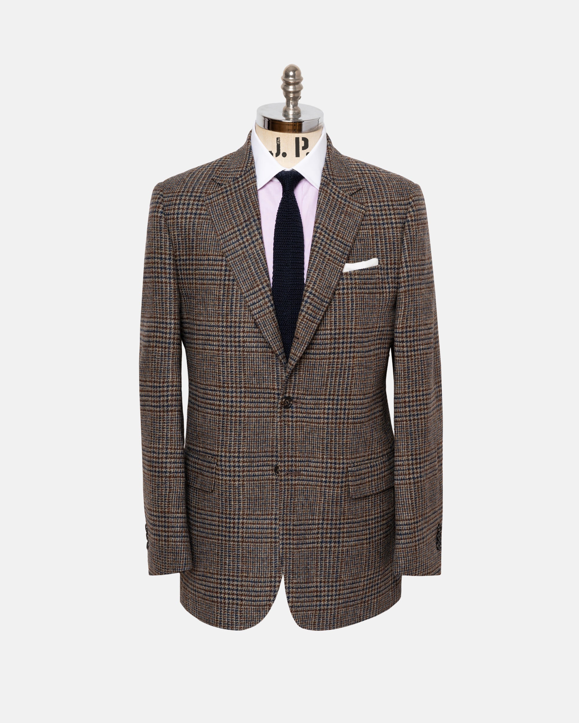 Made-in-Canada Brown, Navy & Olive Plaid Sport Coat