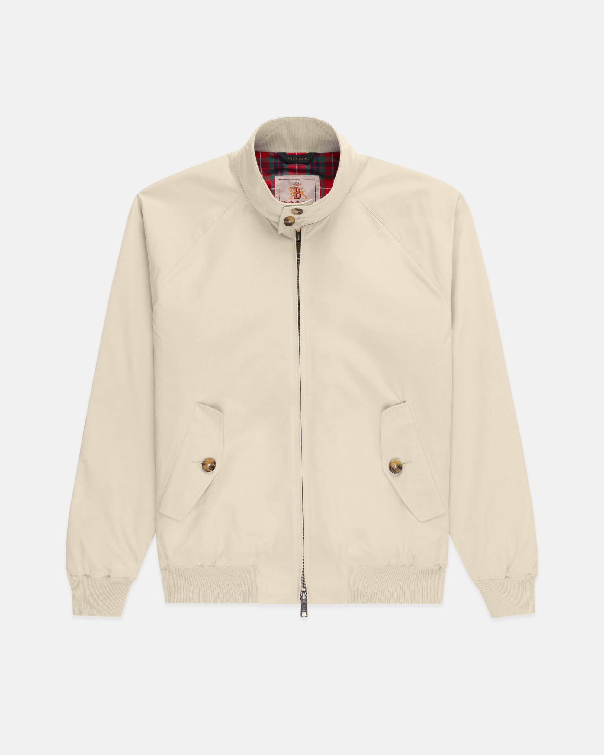Made-in-England Natural Baracuta G9 Harrington Jacket