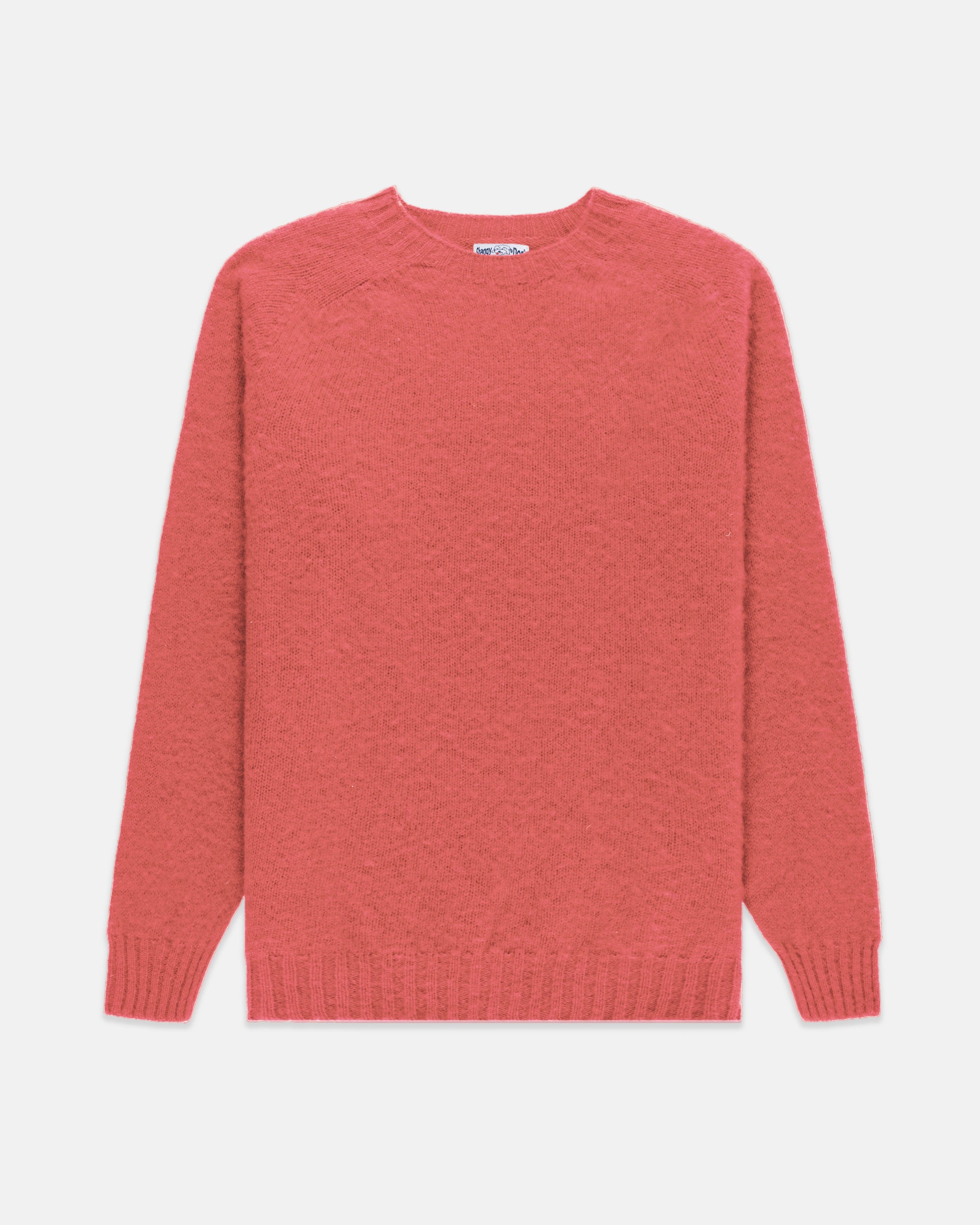 Made-in-Scotland Shaggy Dog Sweater - Trim Fit