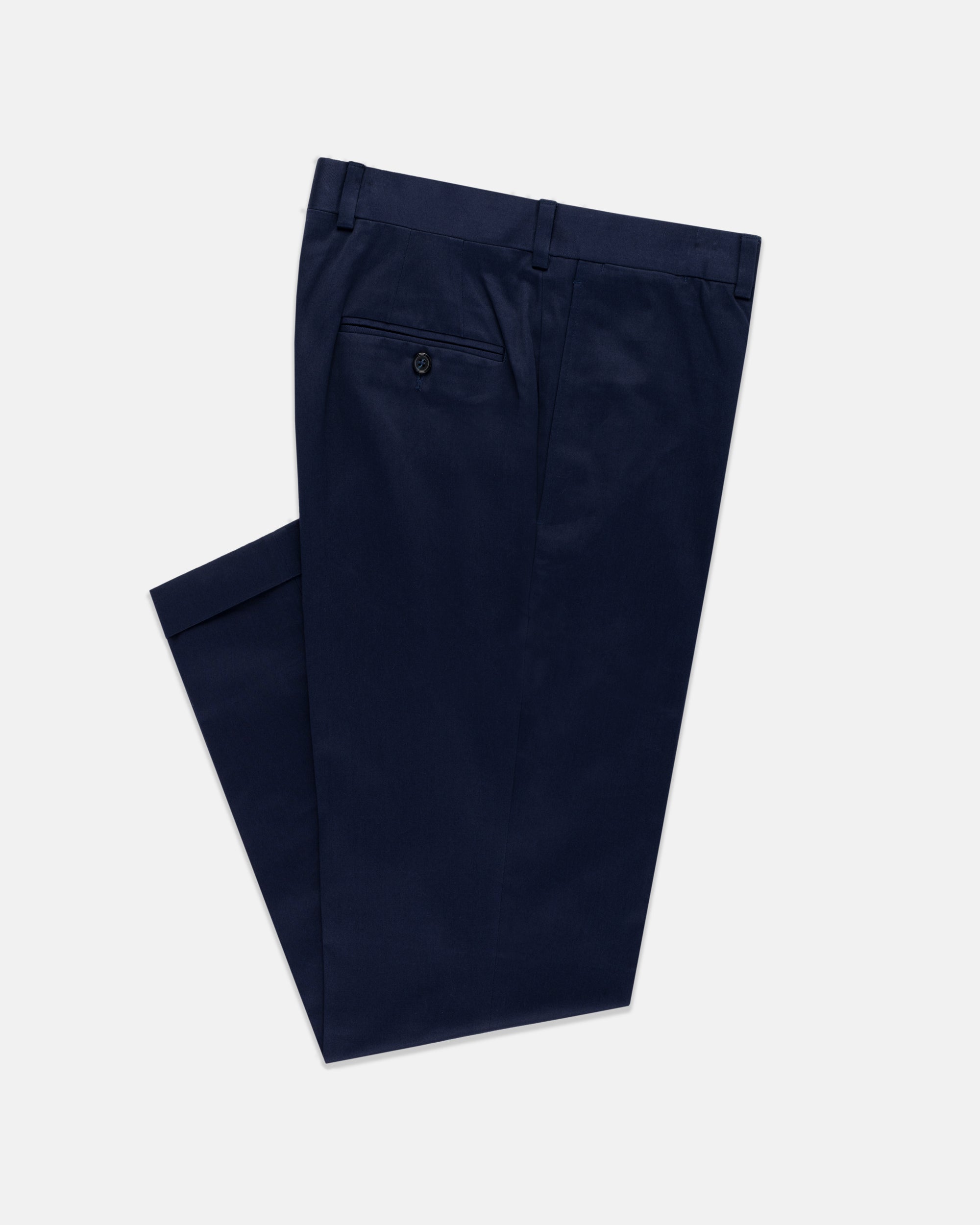 Made-in-Canada Navy Cotton Drill Cloth Trousers
