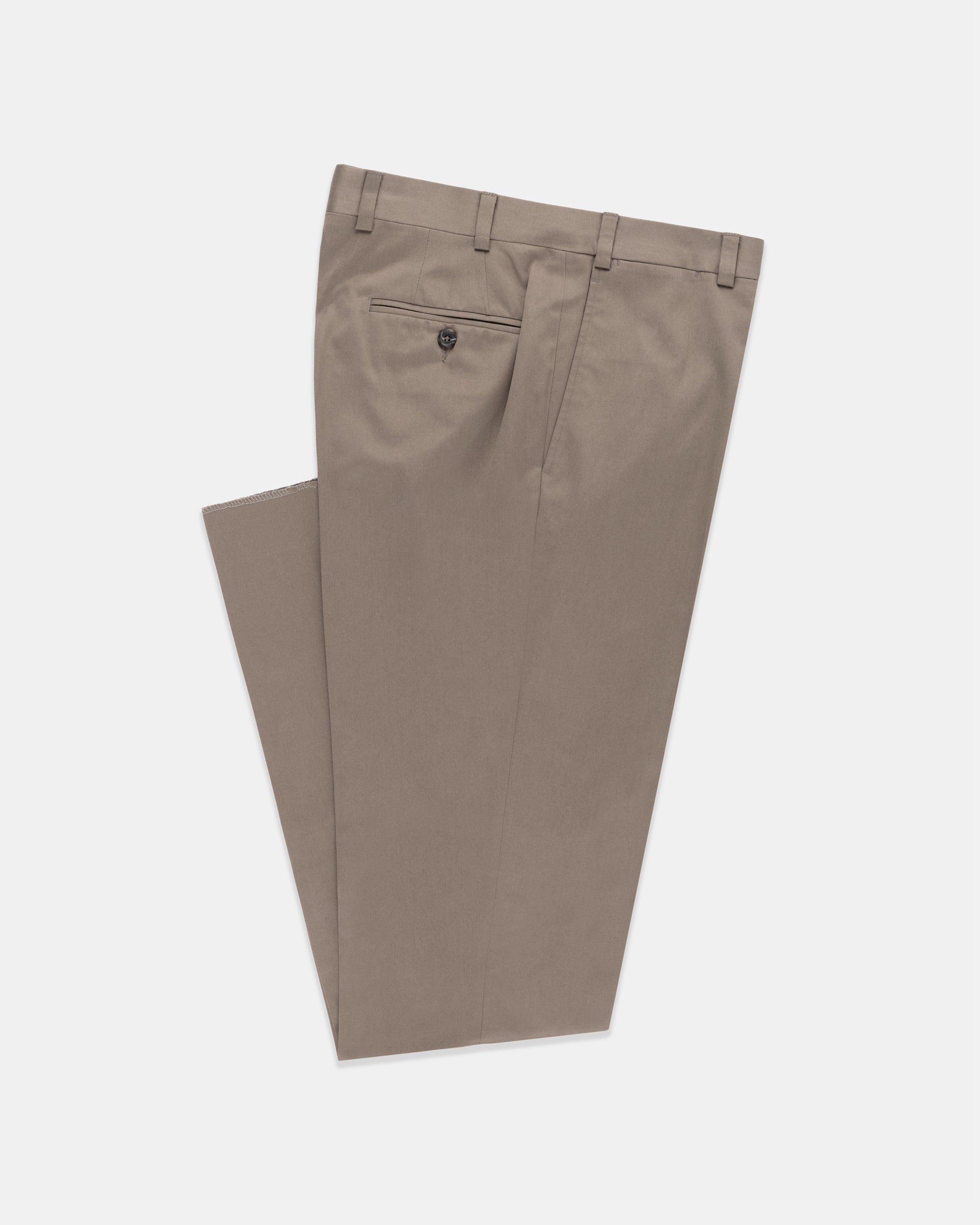 Made-in-Canada Grey Cotton Drill Cloth Trousers