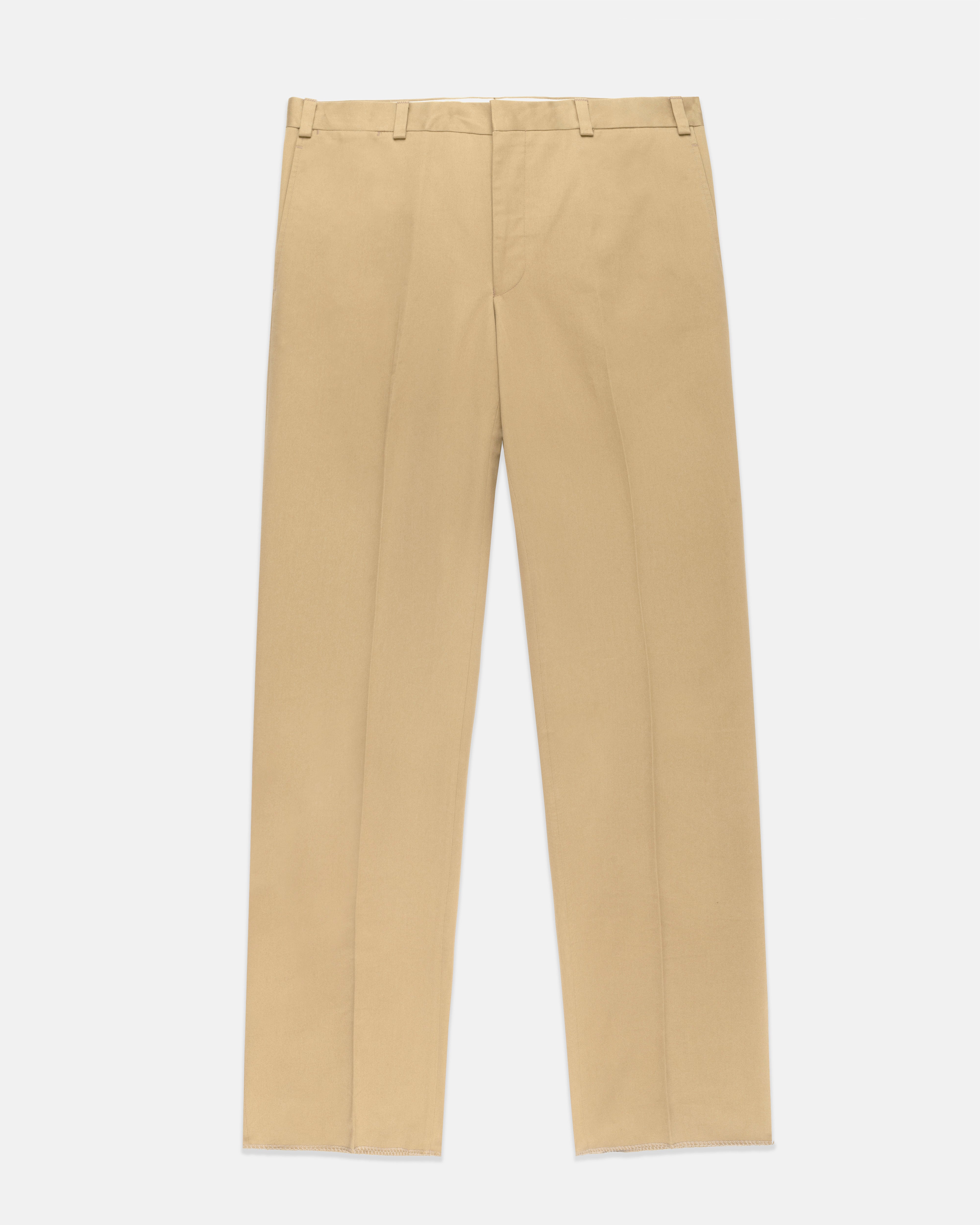 Made-in-Canada Gold Cotton Drill Cloth Trousers