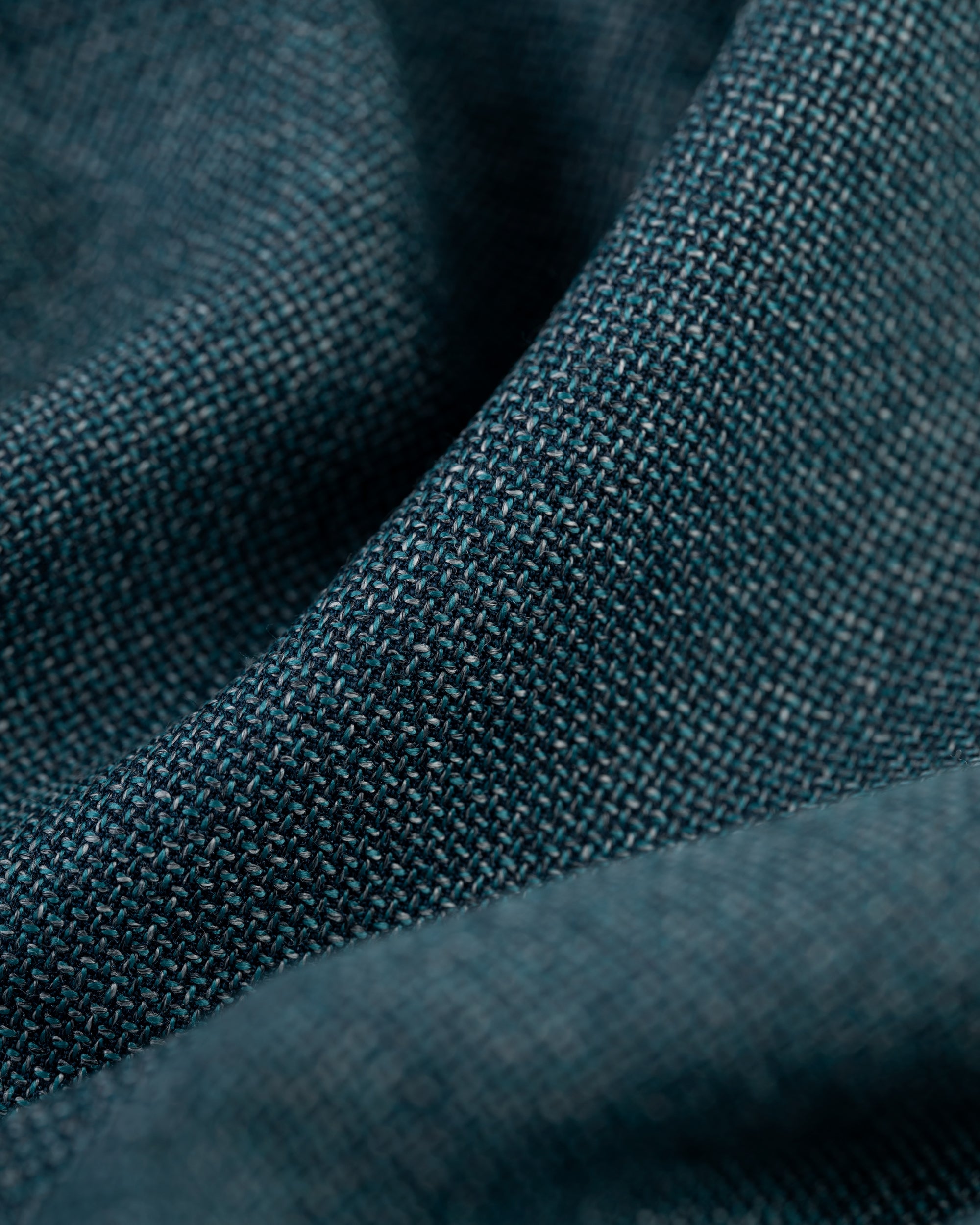 Made-in-Canada Solid Moss Green Wool Hopsack Sport Coat