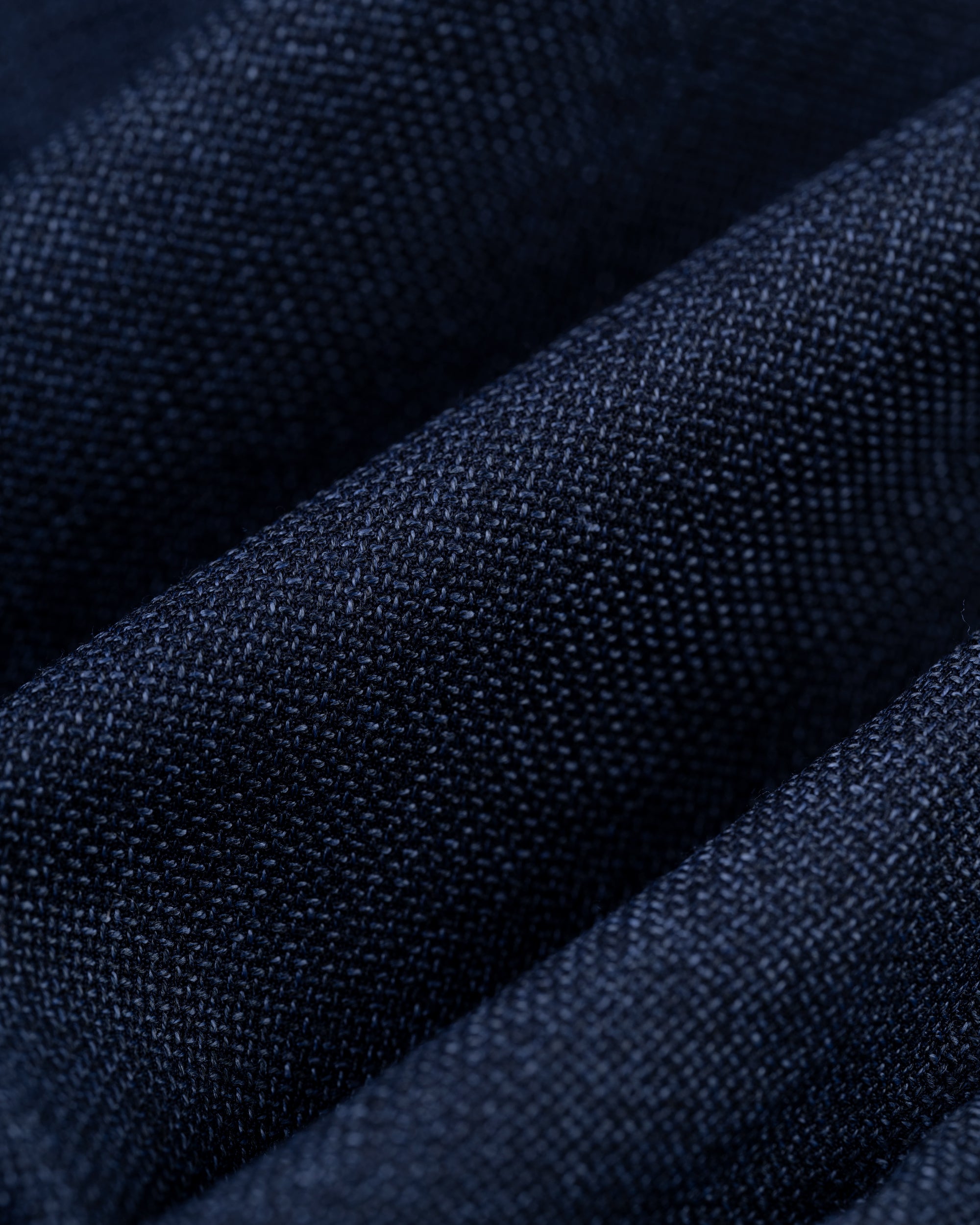 Made-in-Canada Solid Blue Wool Hopsack Sport Coat