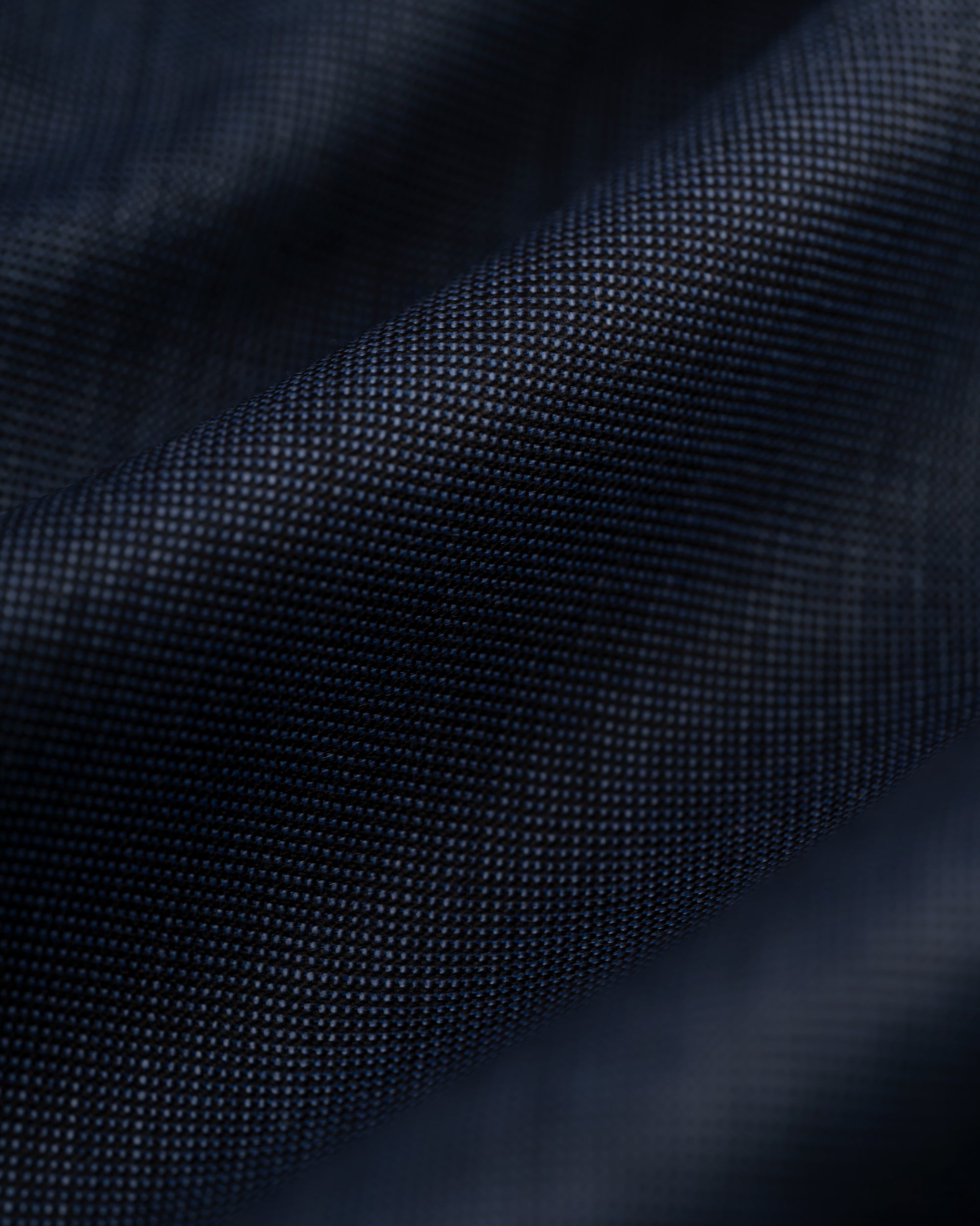 Made-in-USA Blue Birdseye Wool Suit