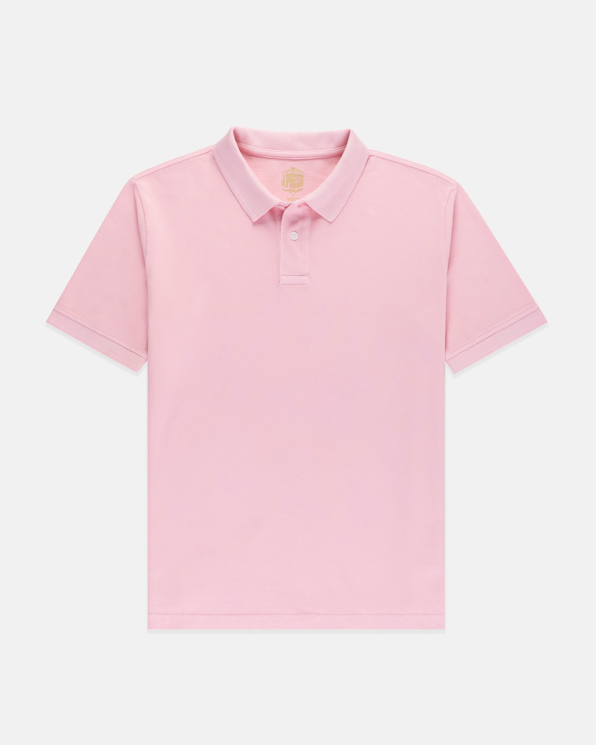 Pink Cotton Pique Polo - Classic Fit