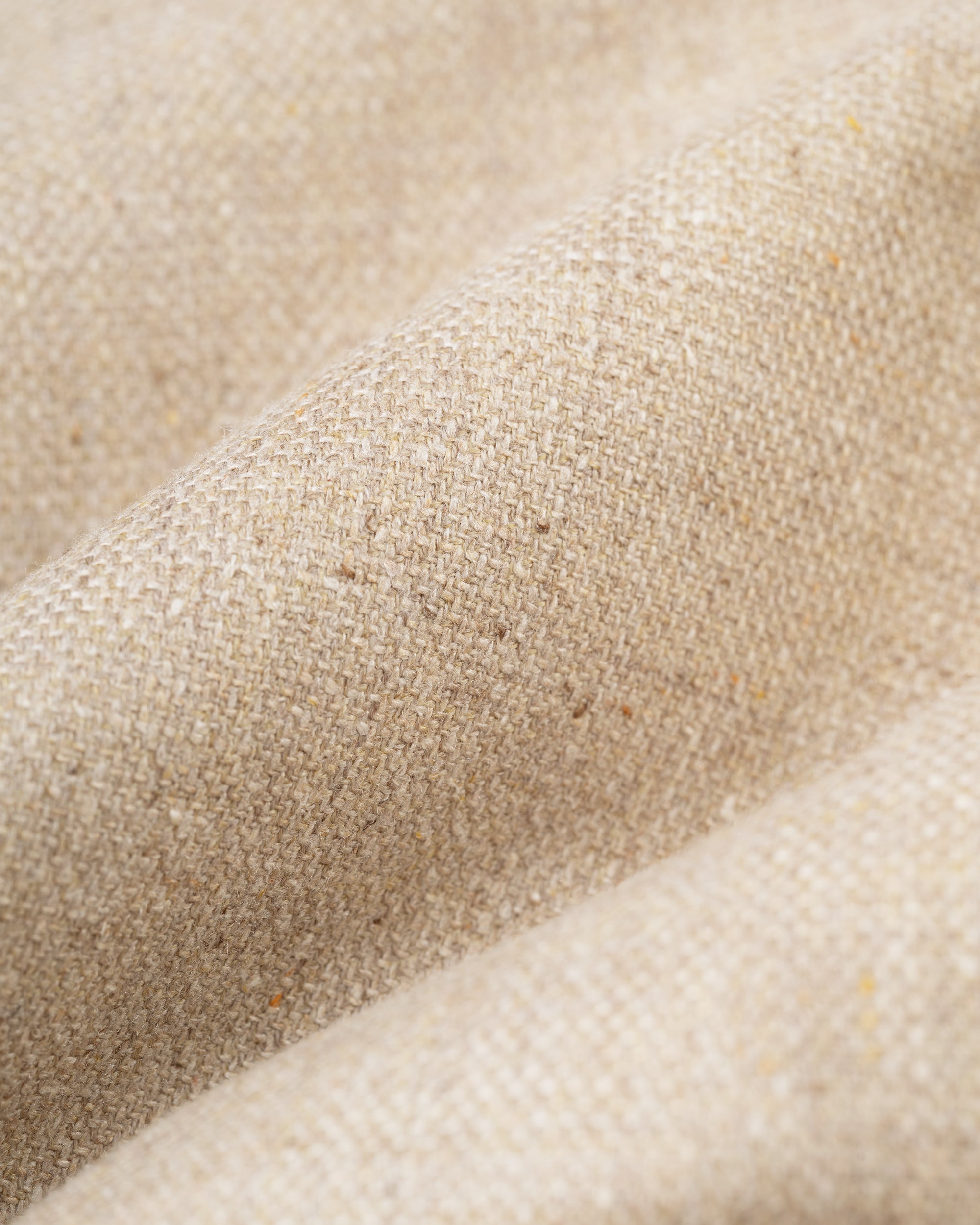 Made-in-Canada Solid Light Tan Silk/Wool Sport Coat