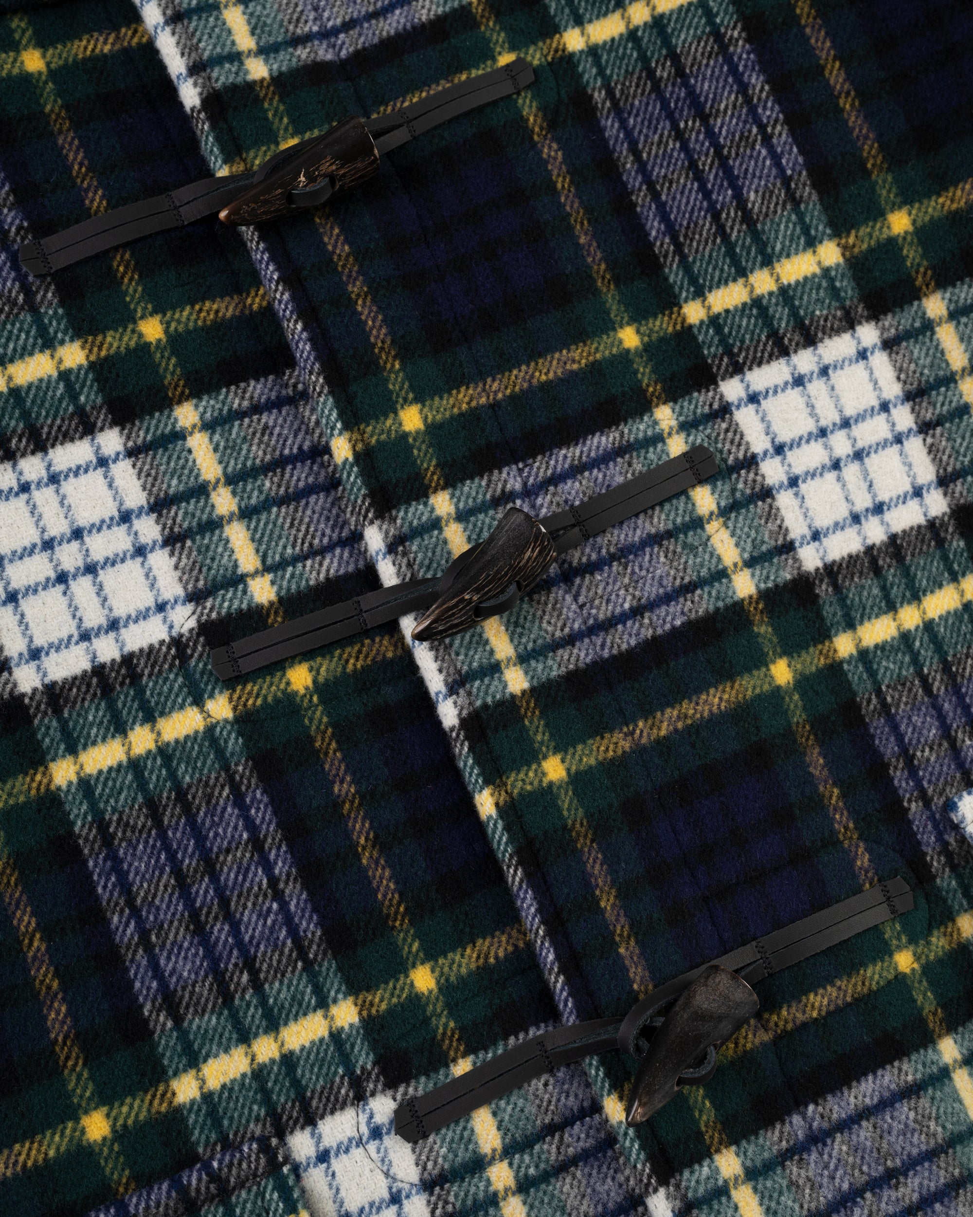 Made-in-England Dress Gordon Tartan Classic Morris Duffle Coat