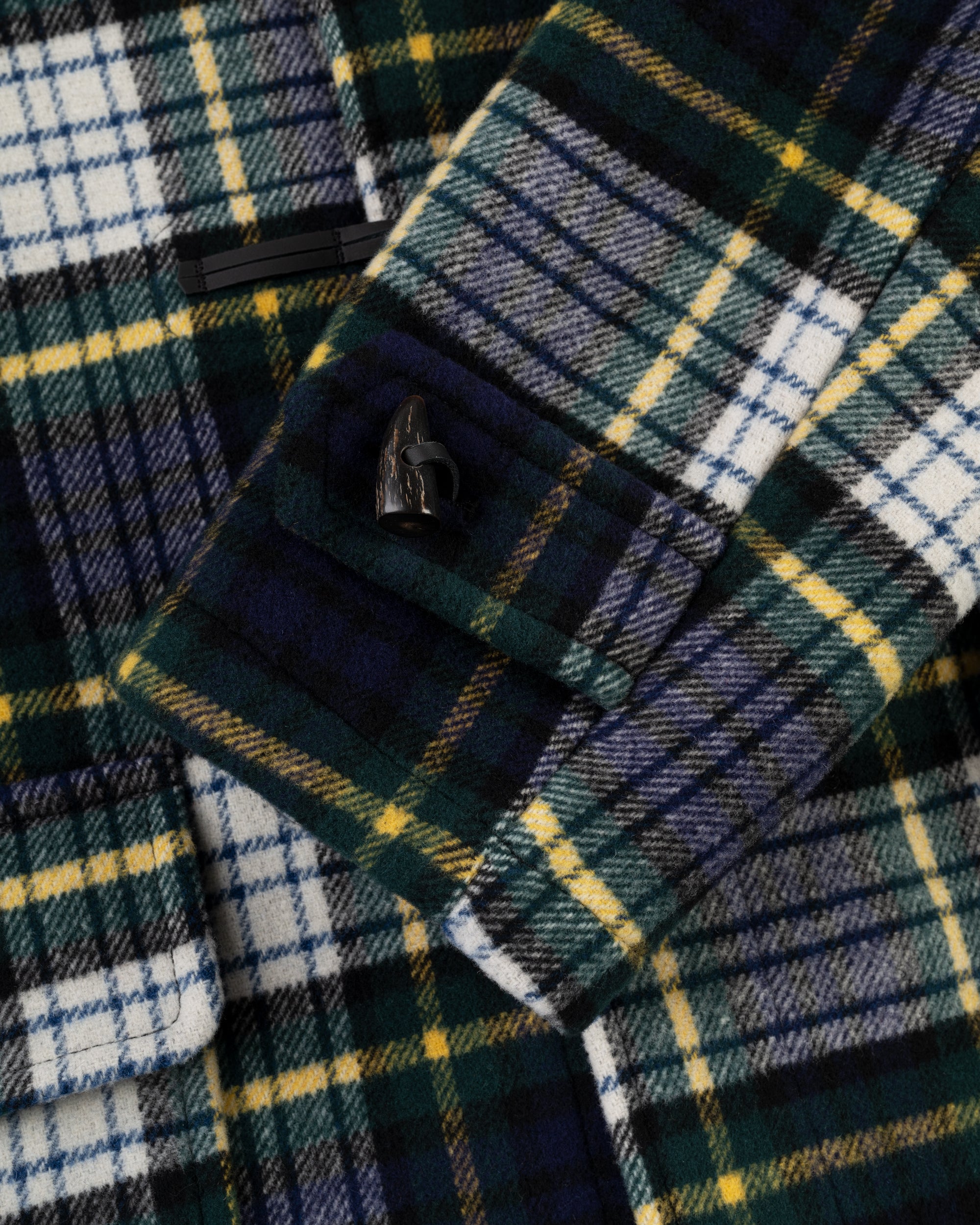 Made-in-England Dress Gordon Tartan Classic Morris Duffle Coat