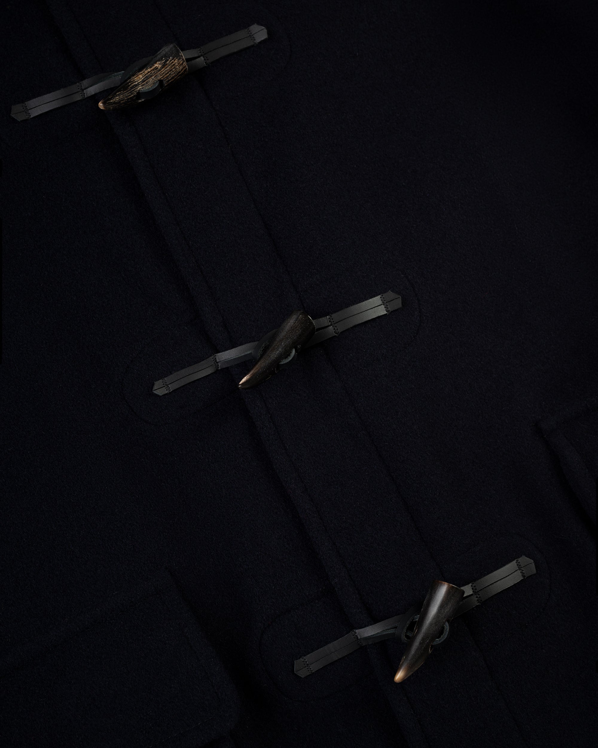 Made-in-England Navy Classic Morris Duffle Coat