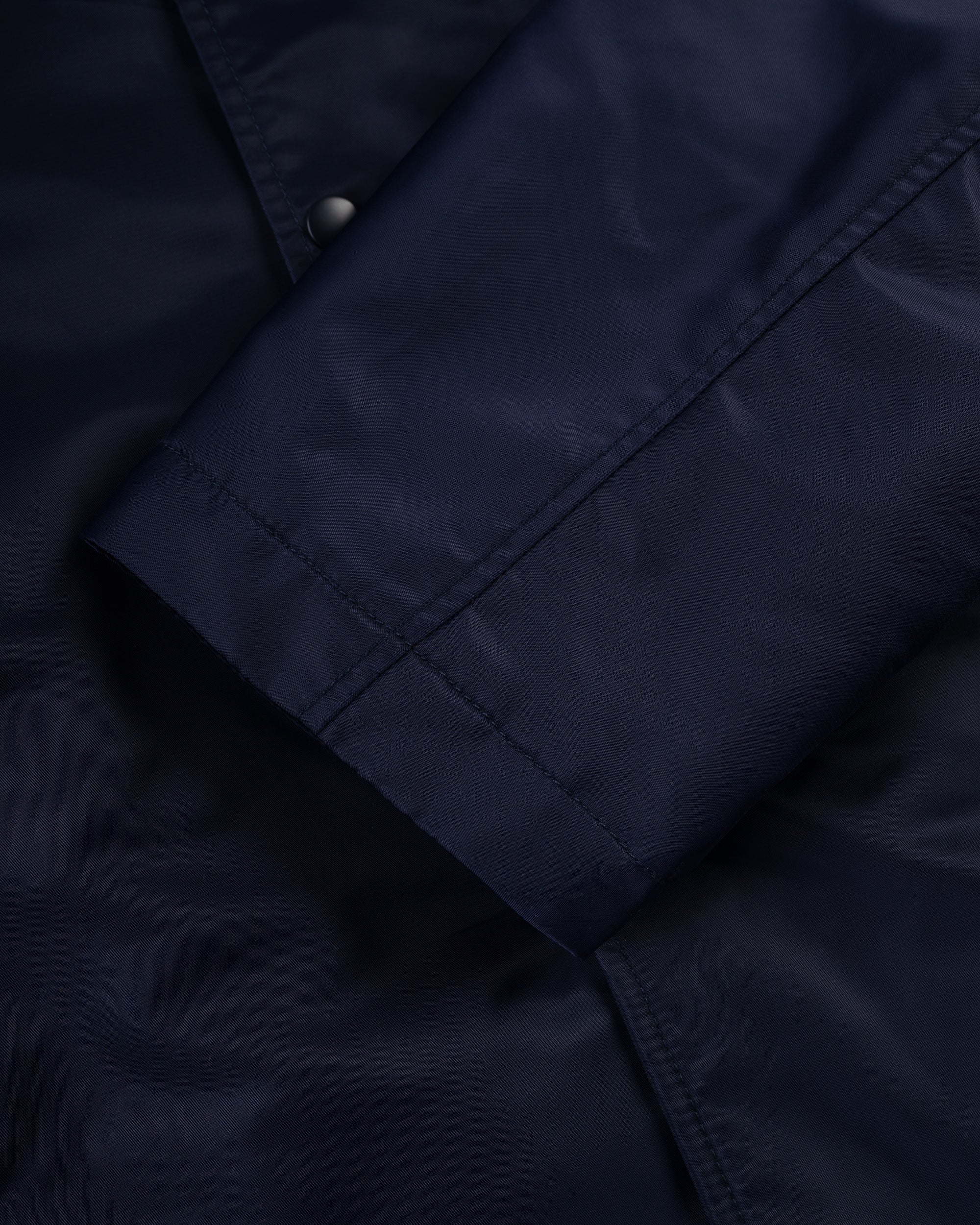 Navy Fleece-lined Sideline Coat