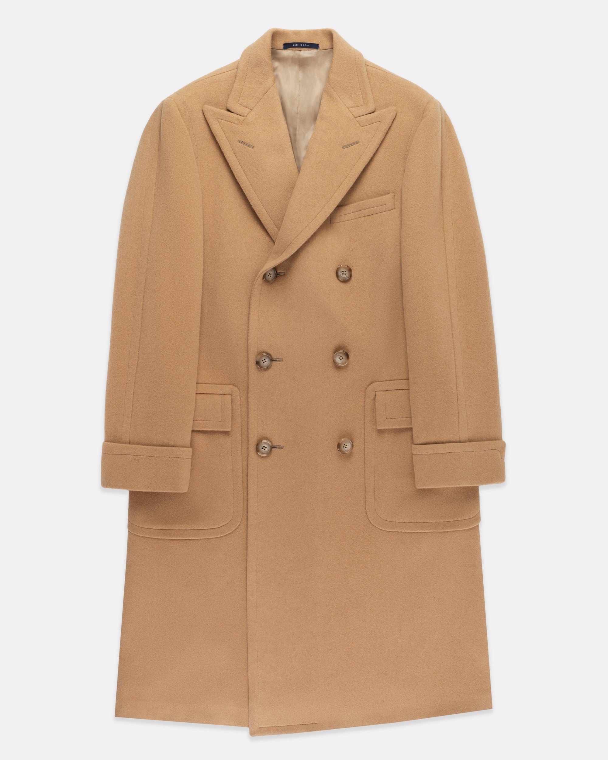 Made-in-USA Camelhair Polo Coat