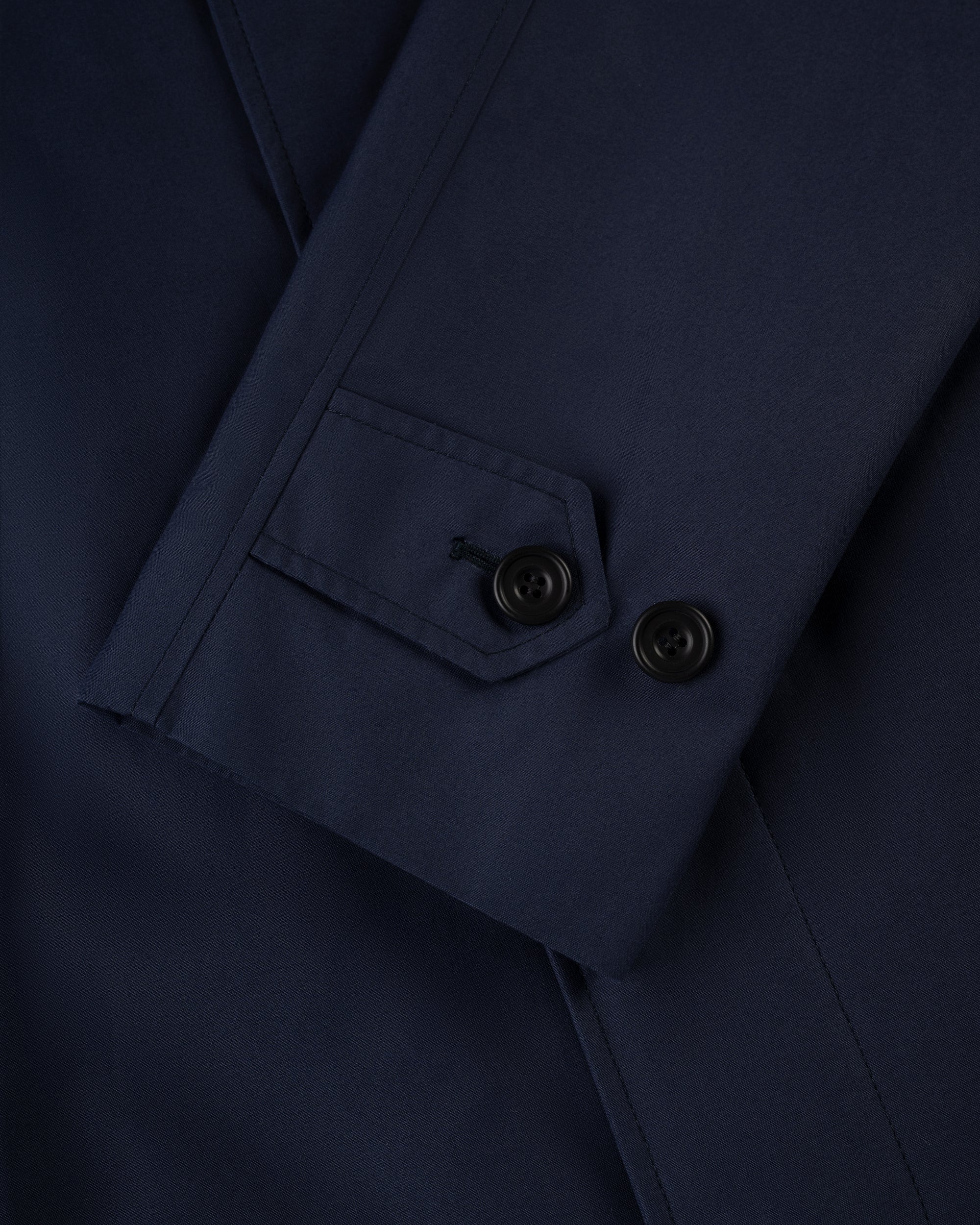 Made-in-England Navy Waterproof Raincoat