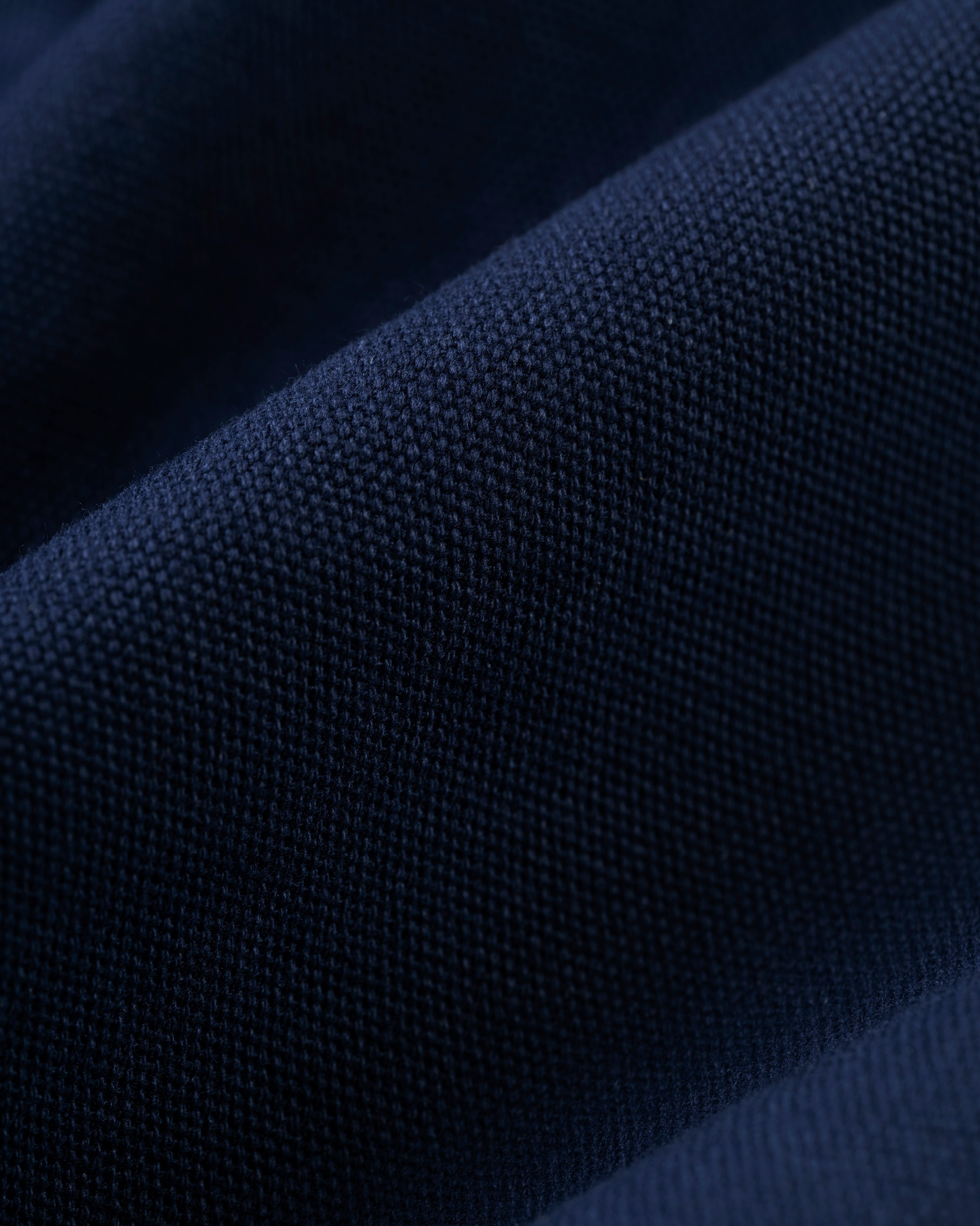 Navy Fleece-lined Canvas Deck Jacket