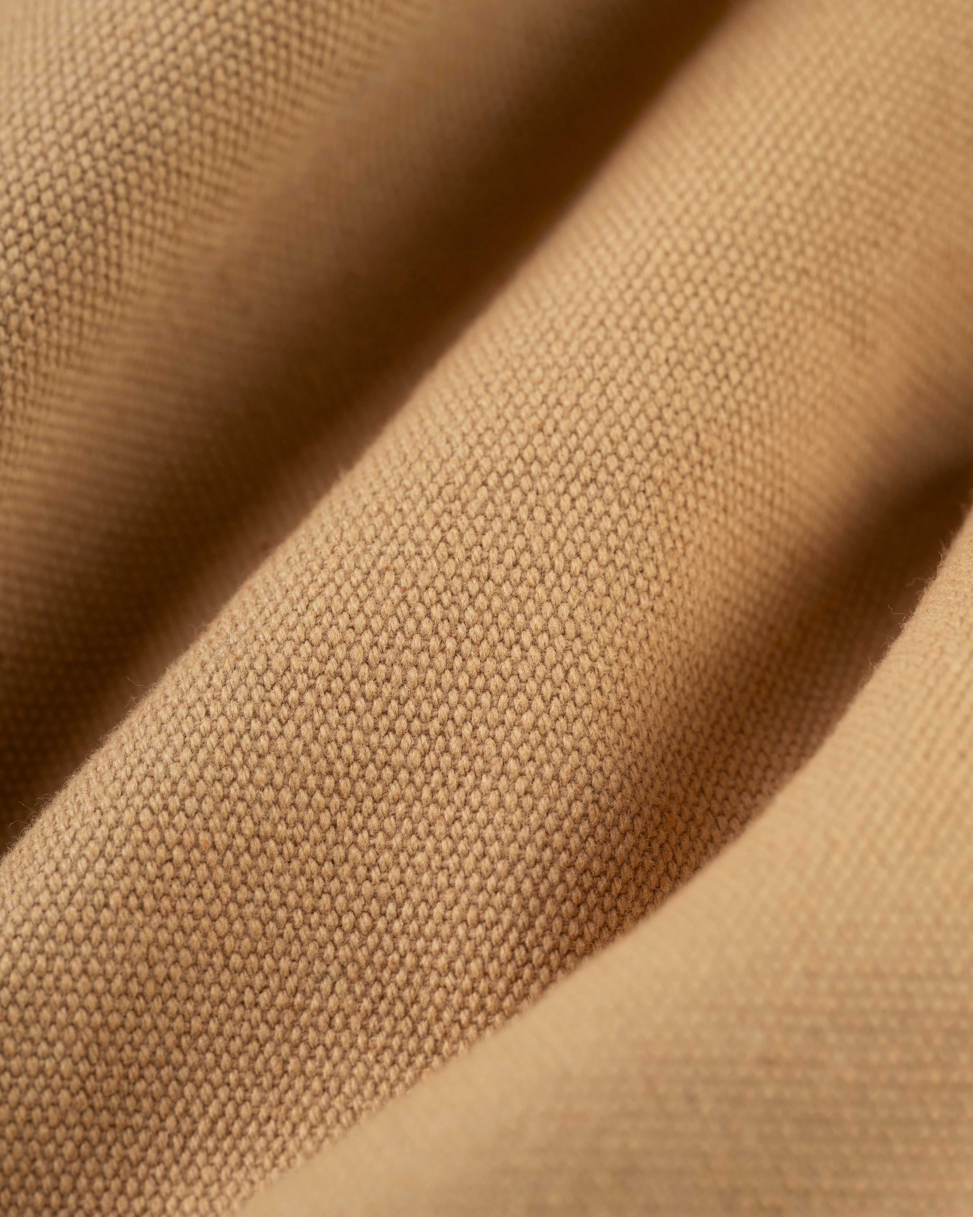 Khaki Fleece-lined Canvas Deck Jacket