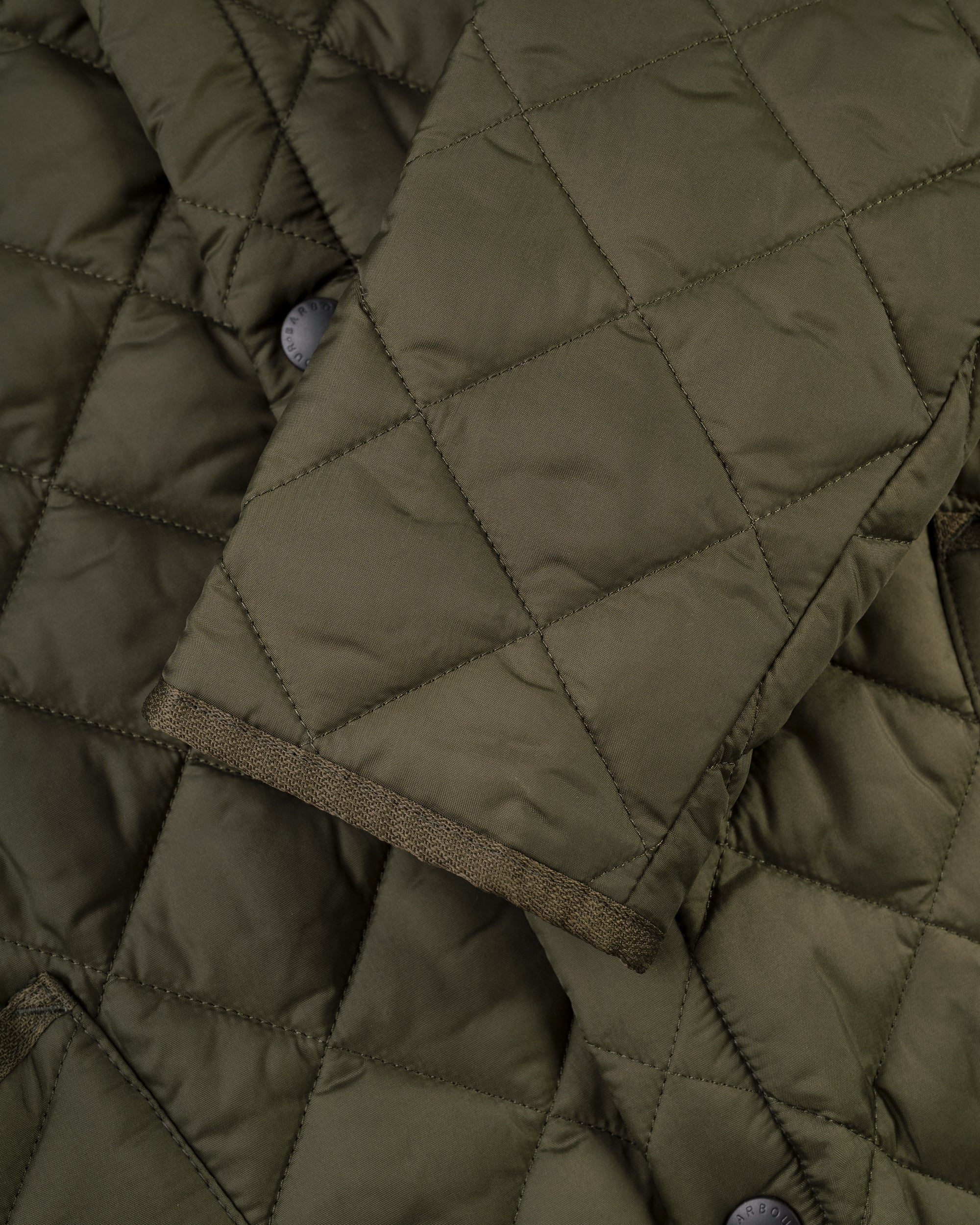 Barbour Olive Heritage Liddesdale Quilted Jacket