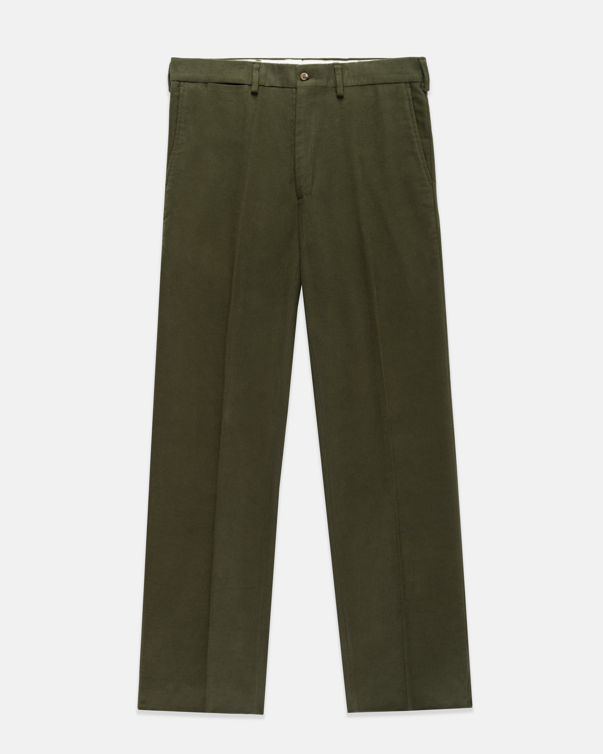 Dark Olive English Moleskin Pant