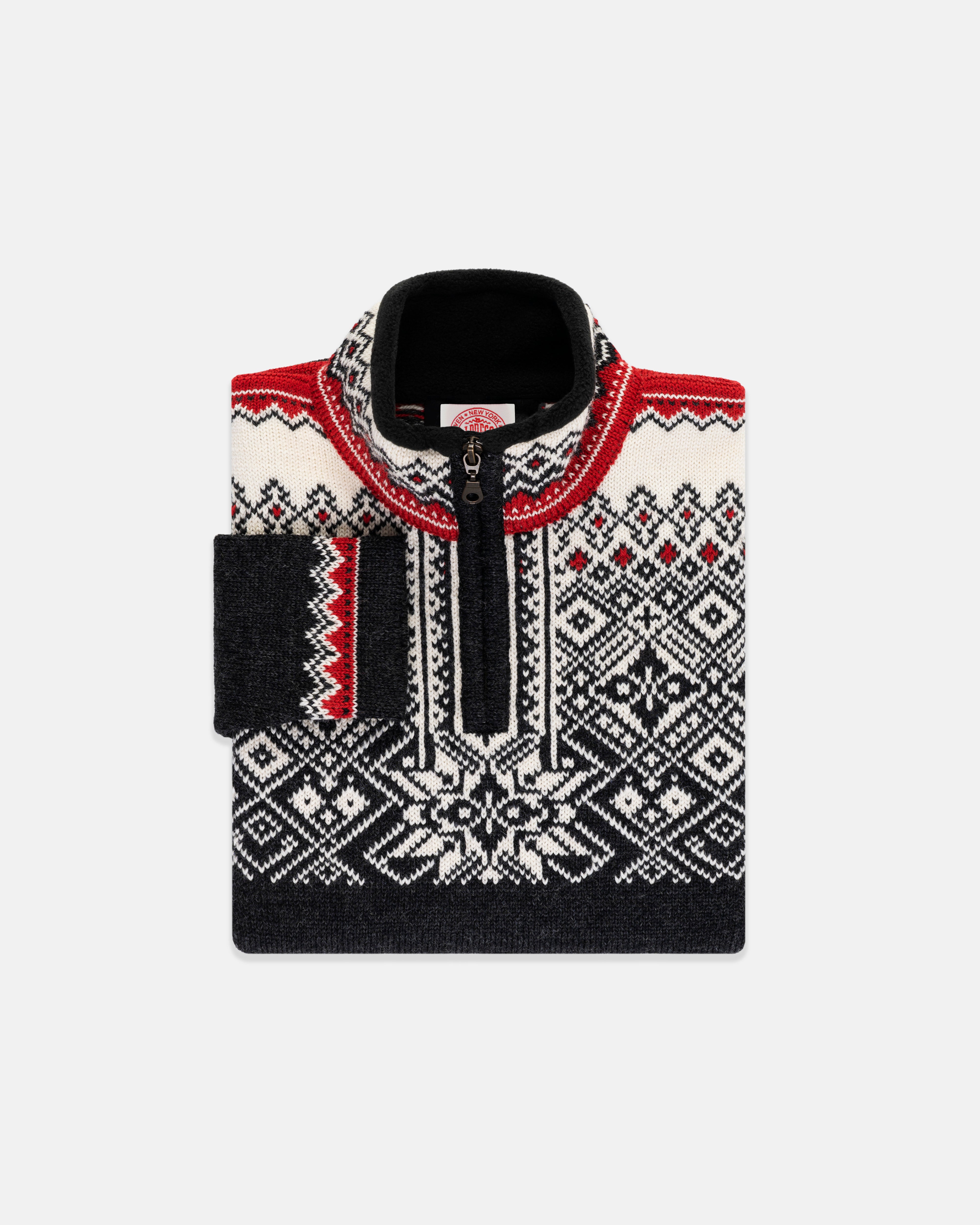 Made-in-Norway Quarter-zip Alpine Sweater - Classic Fit
