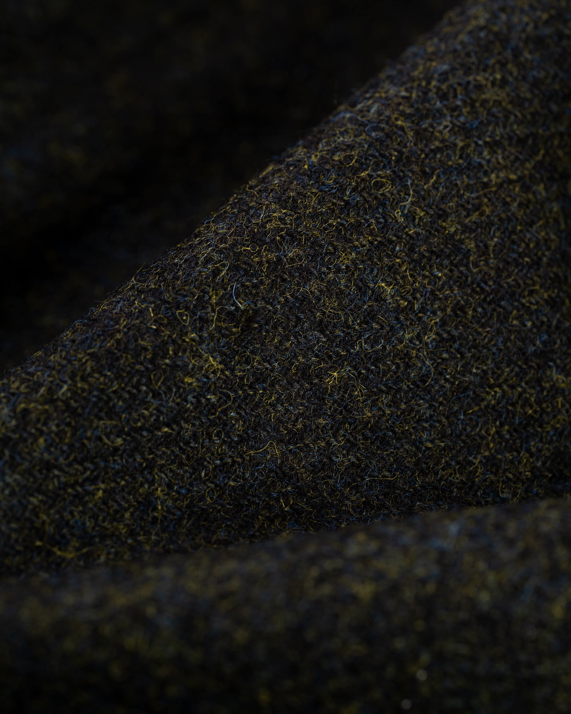 Made-in-Canada Dark Green Marl Shaggy Dog Scottish Shetland Sport Coat