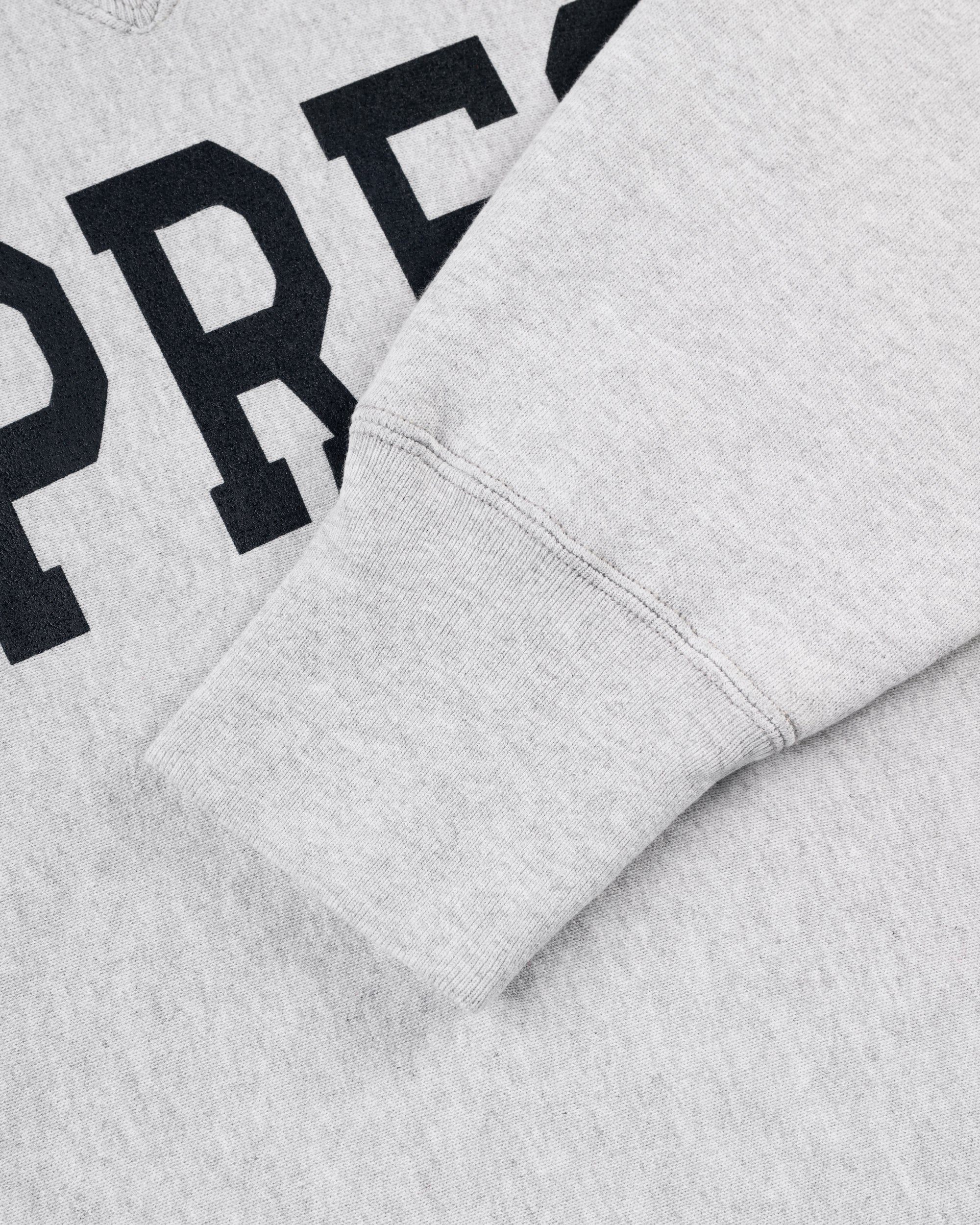Made-in-USA Ash Grey J.Press Crewneck Sweatshirt