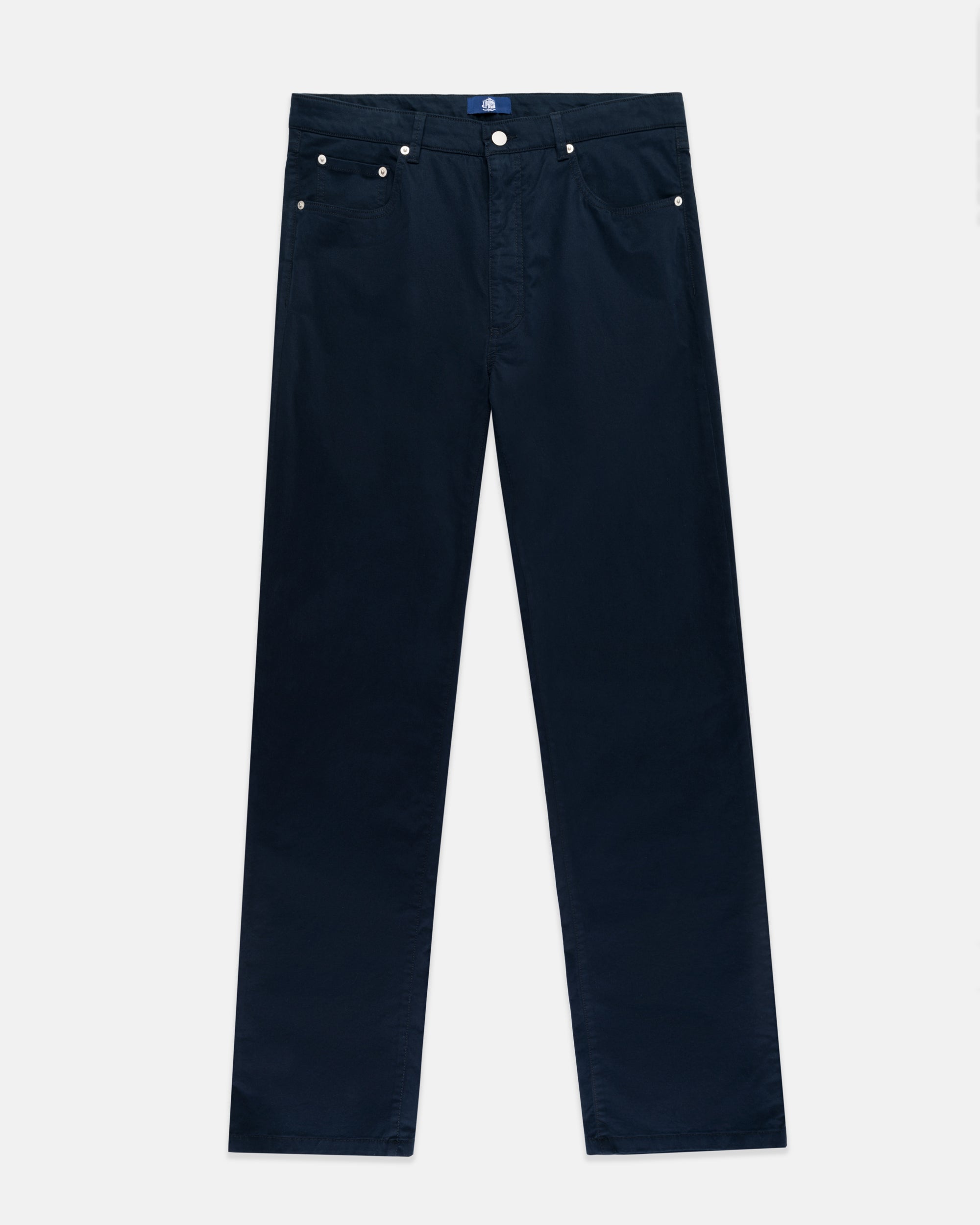 Navy 5-Pocket Twill Pant
