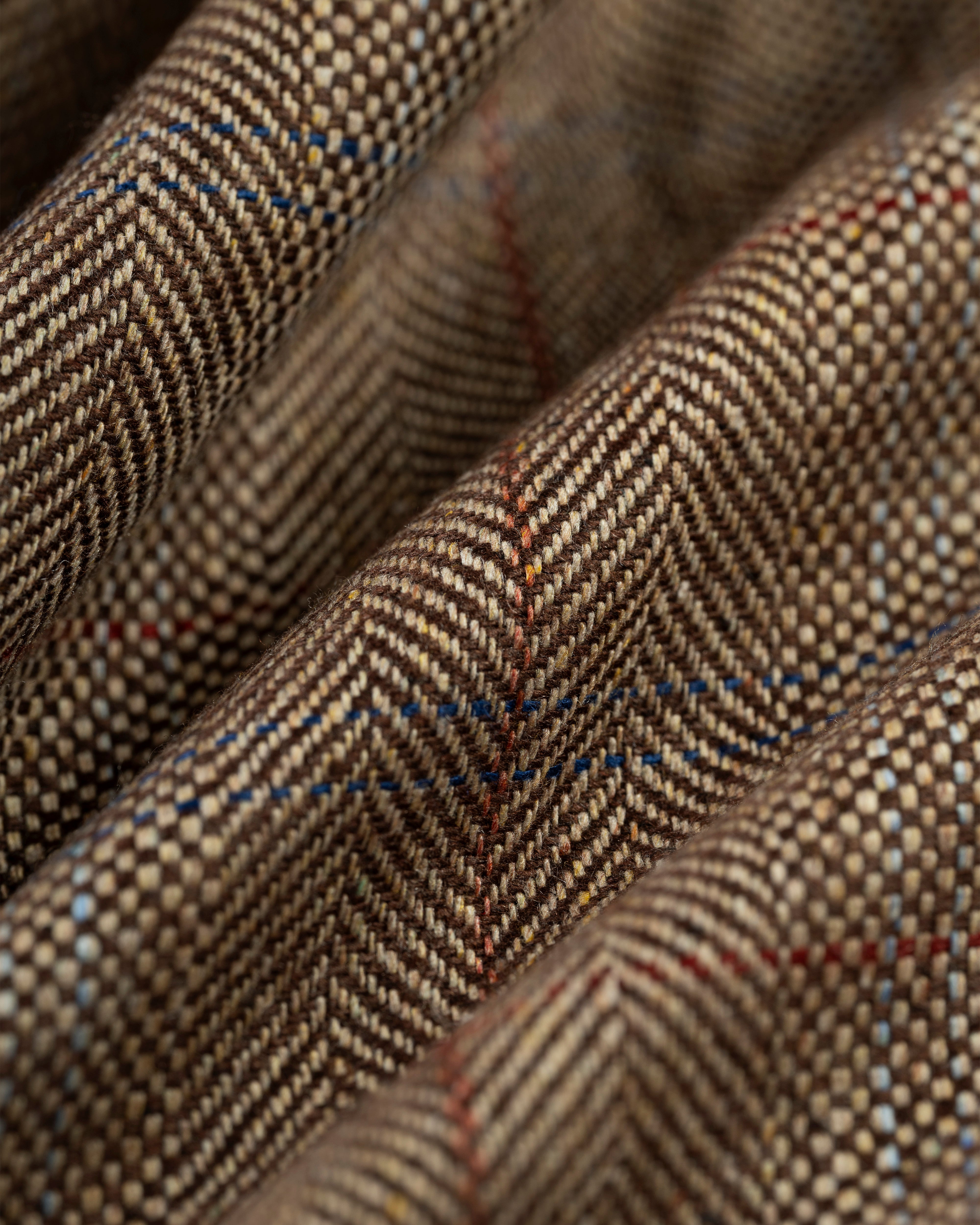 Made-in-Canada Light Brown Barleybone Windowpane Silk Sport Coat