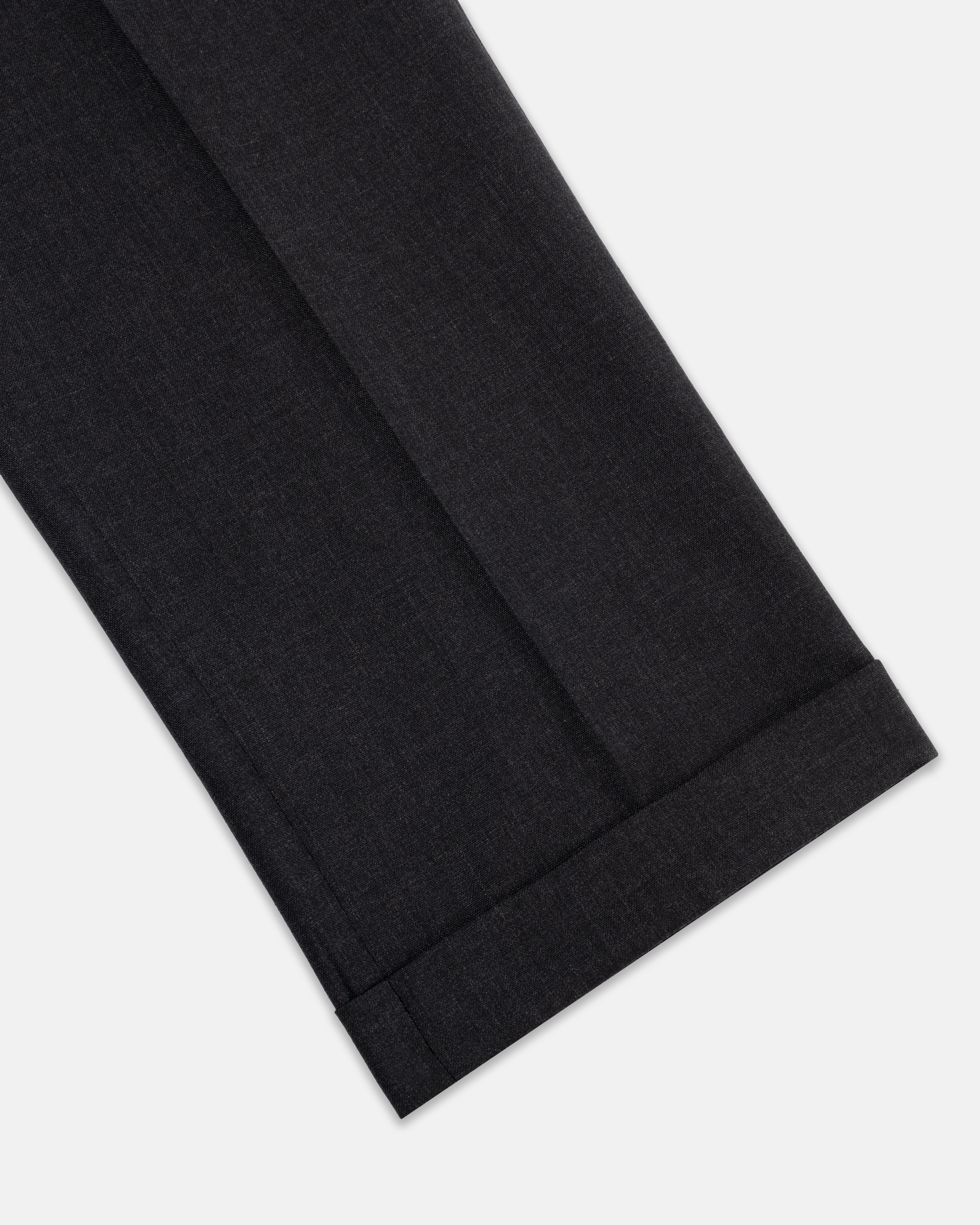 Made-in-USA Charcoal Fox Air Wool Trouser