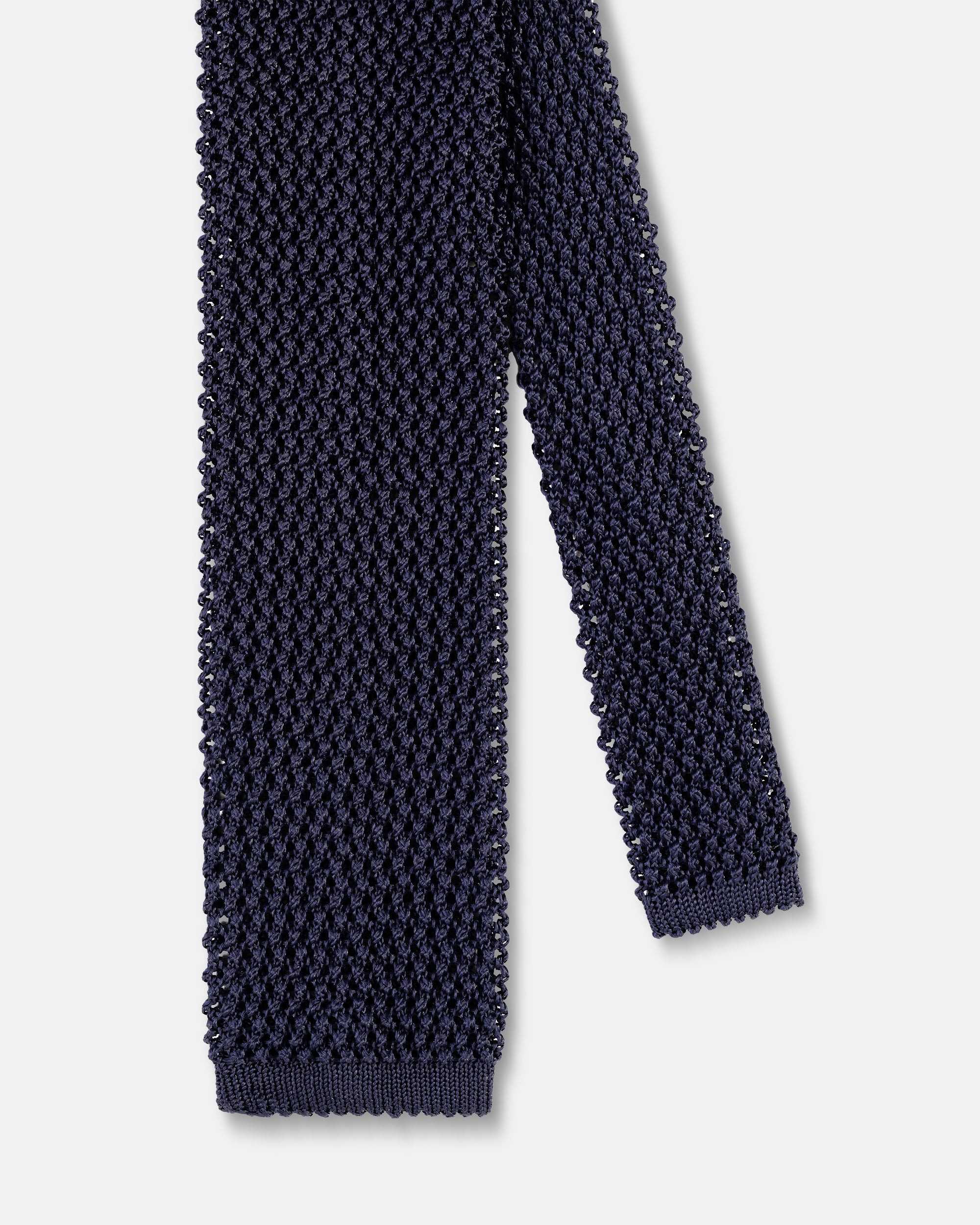 Solid Silk Knit Tie