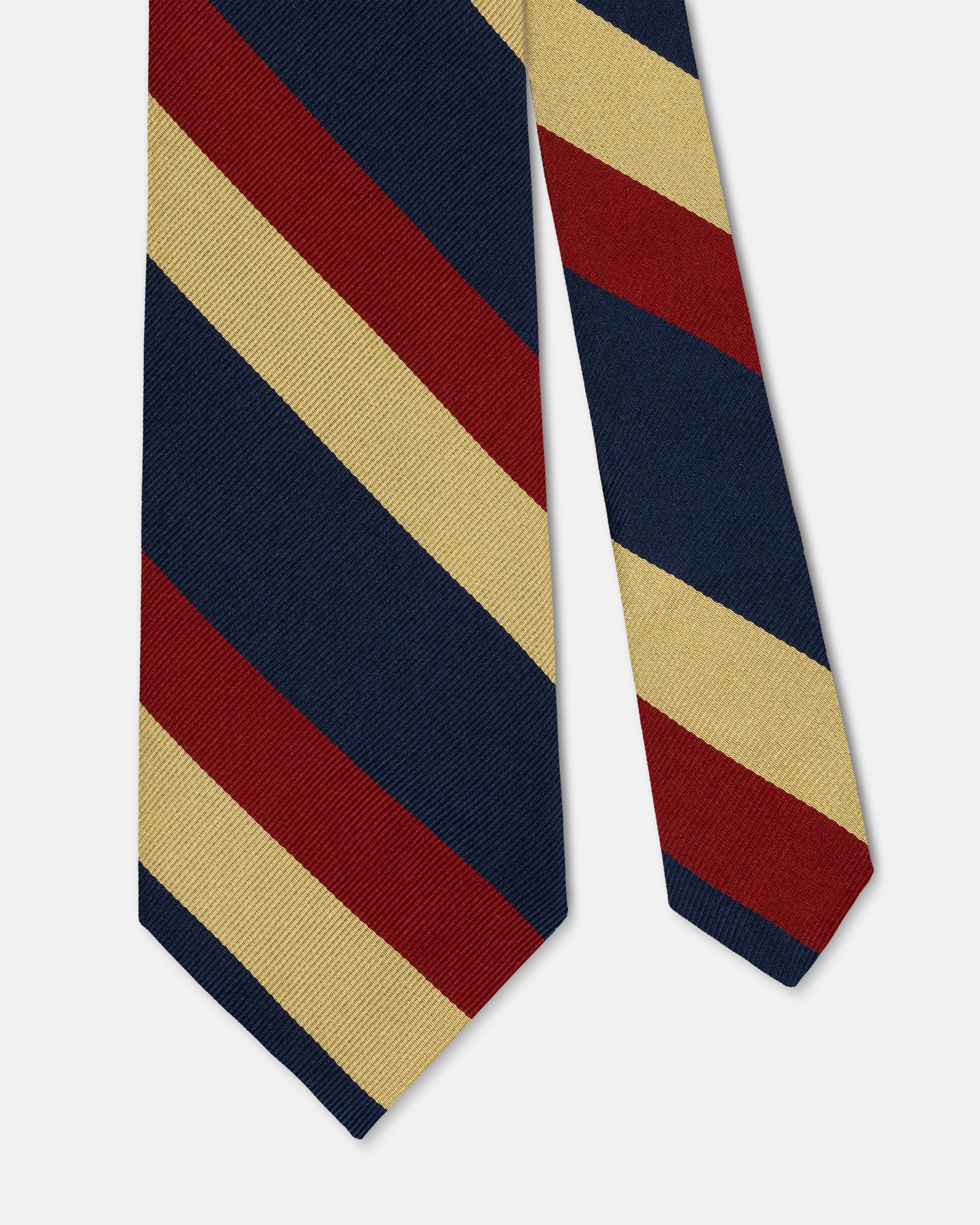 Made-in-England Oxford "The Authentics" Cricket Club Silk Repp Tie