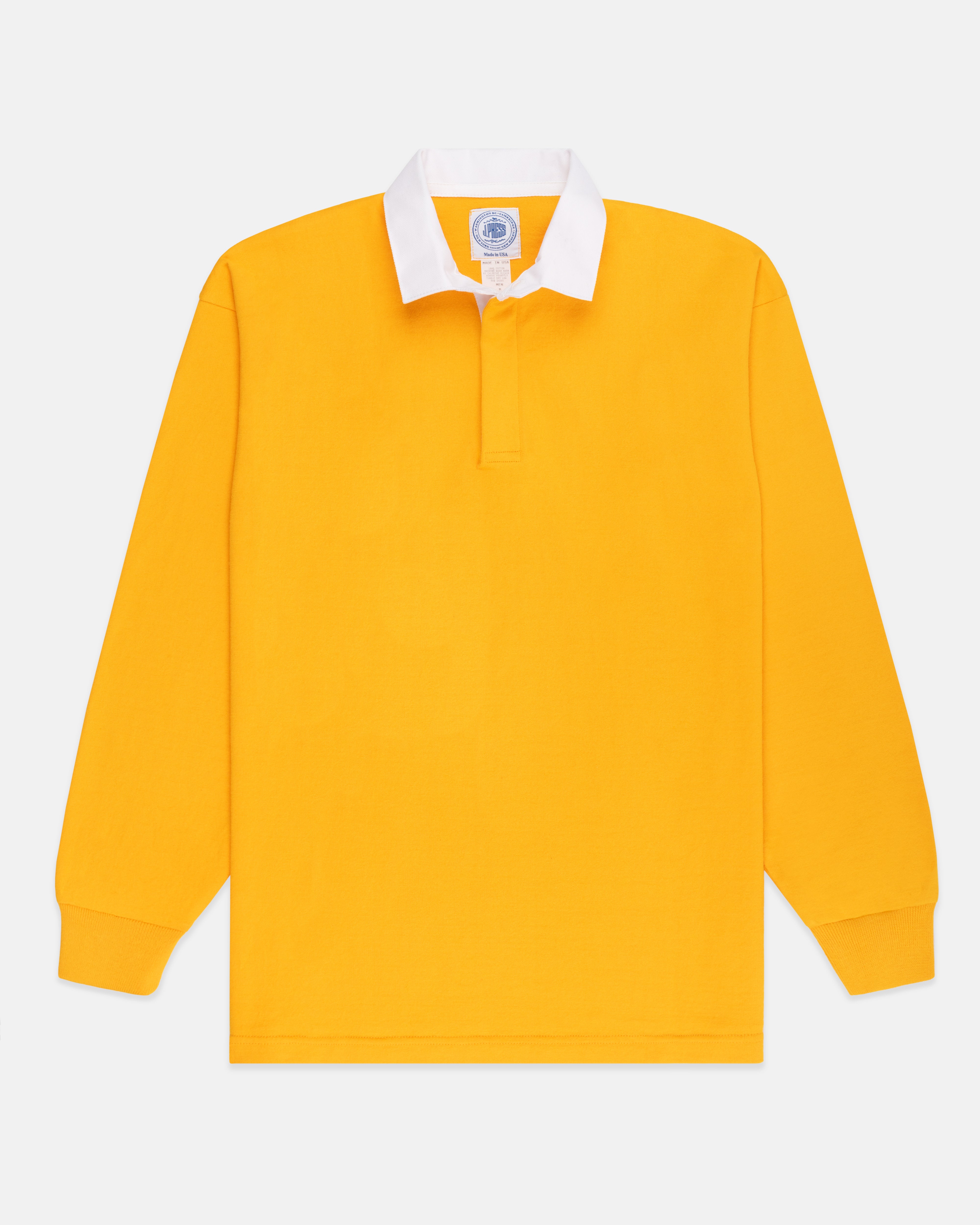 Made-in-USA Solid Gold Cotton Rugby