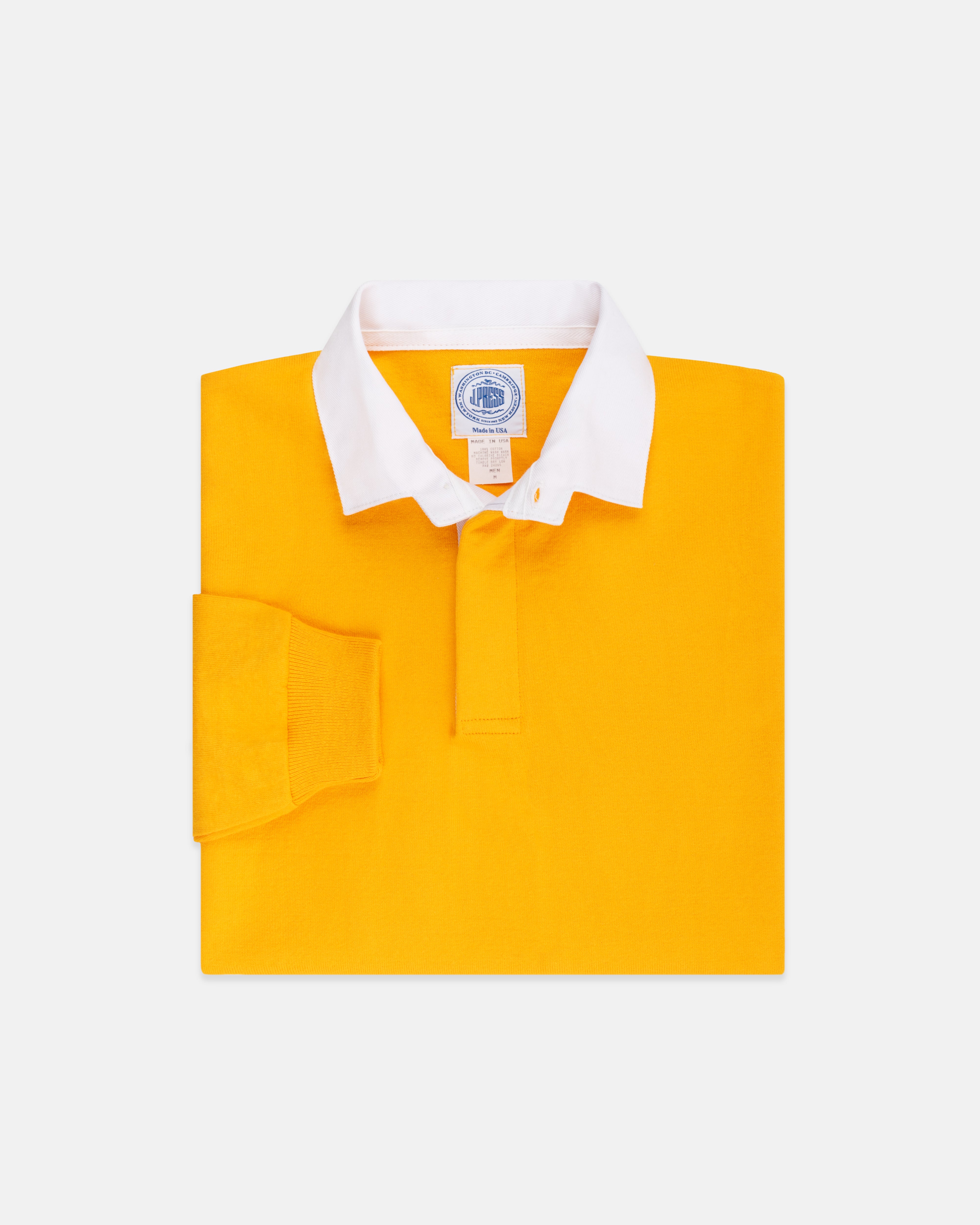 Made-in-USA Solid Gold Cotton Rugby