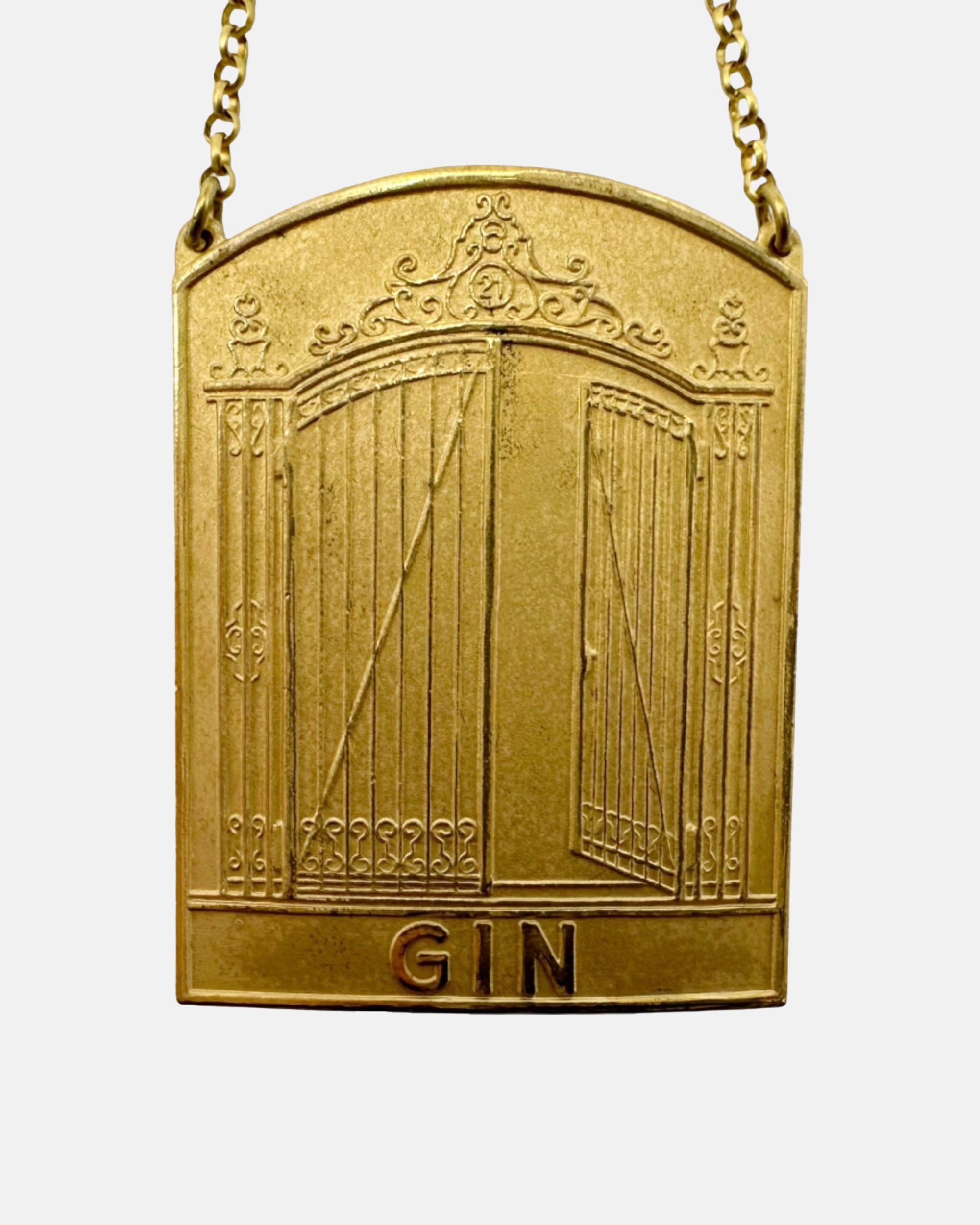 Vintage Set 3 The 21 Club NYC Restaurant Season's Greetings Decanter Tags