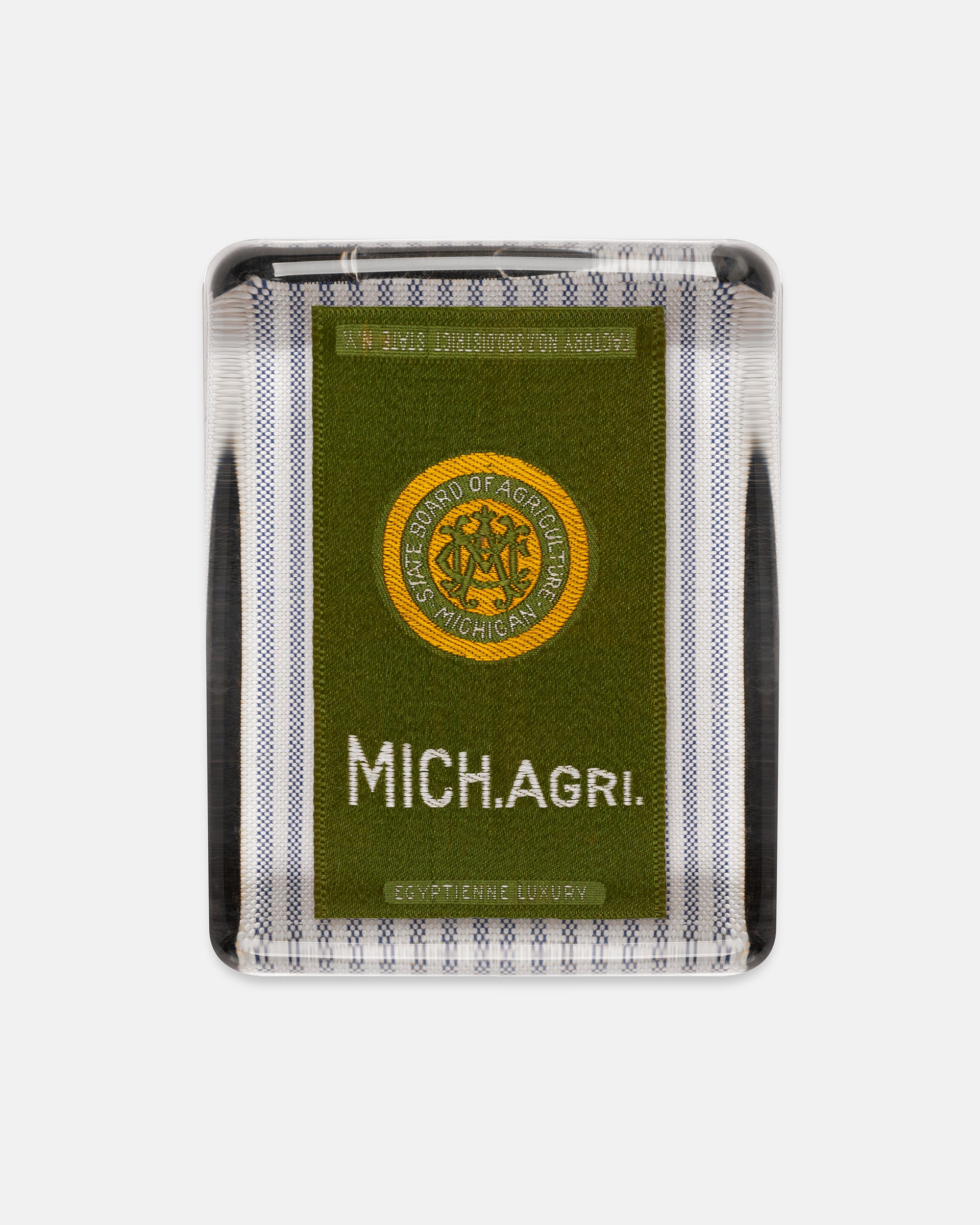 Michigan Agricultural College (Michigan State) Silk Paperweight