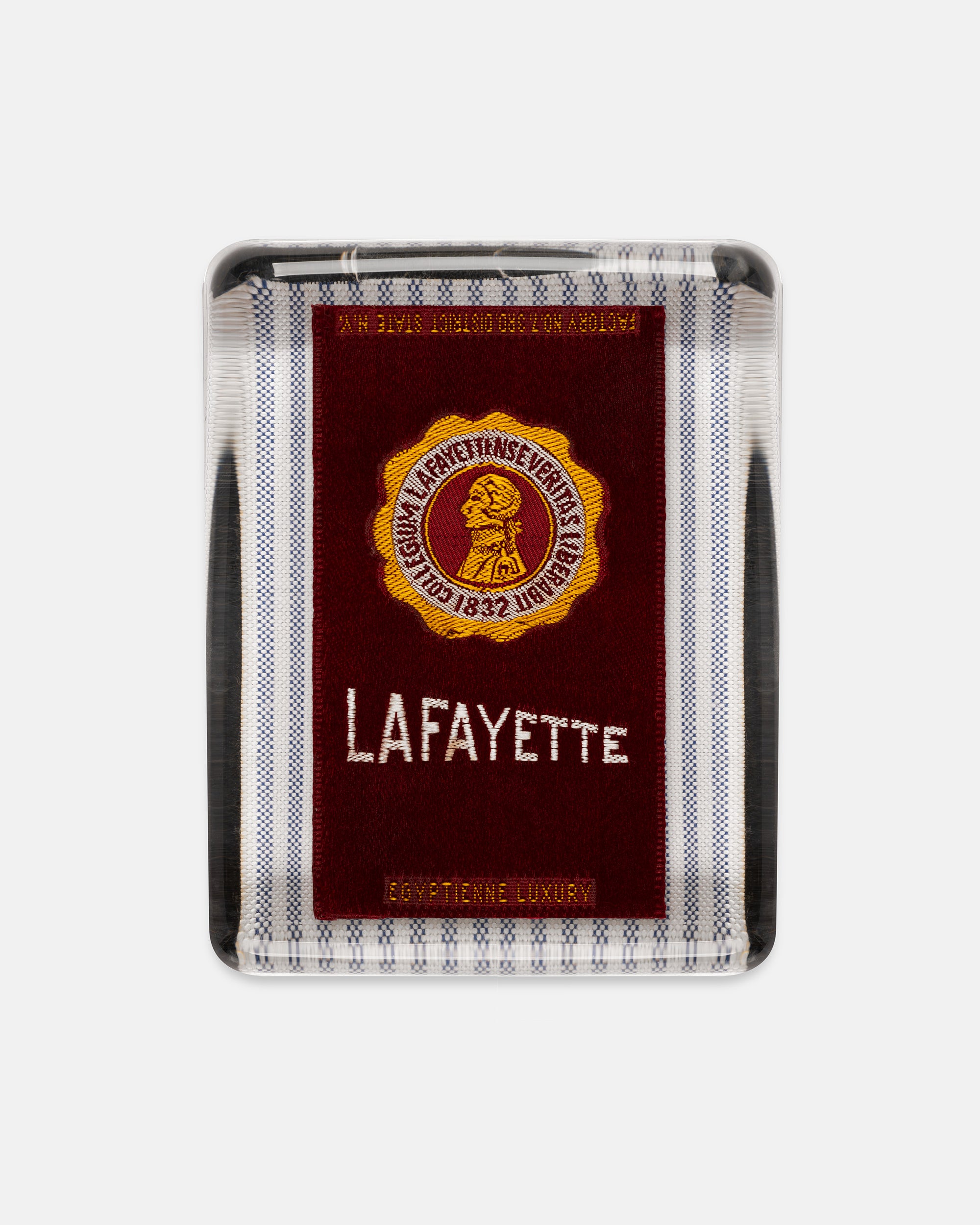 Lafayette College Silk Paperweight