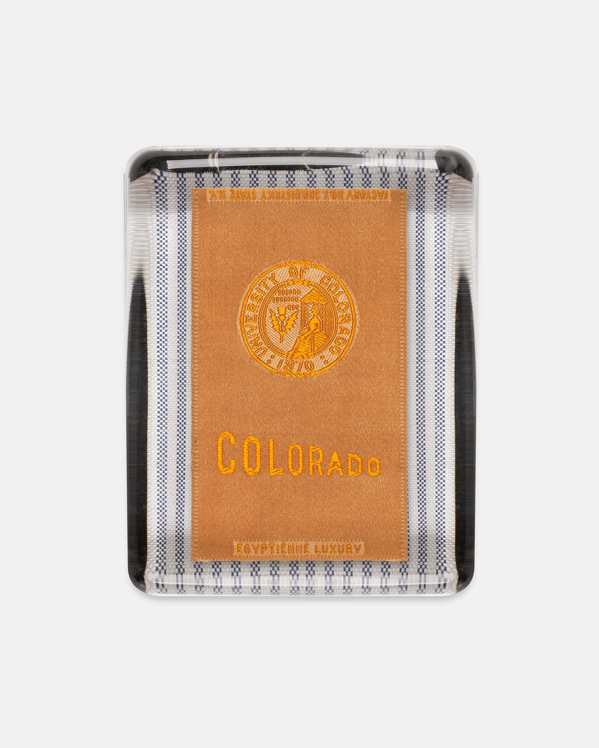University Of Colorado Silk Paperweight