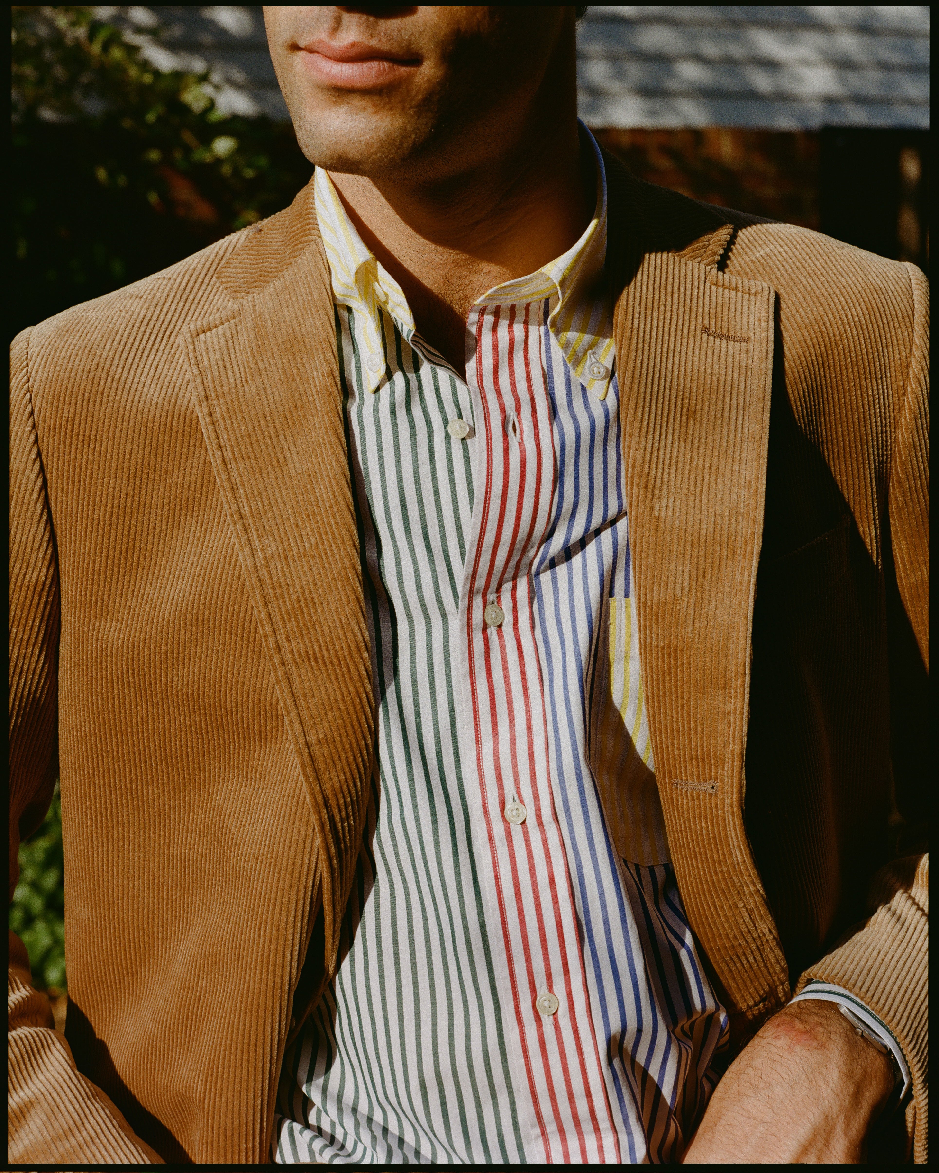 Made-in-USA Tan Duca Visconti Corduroy Sport Coat