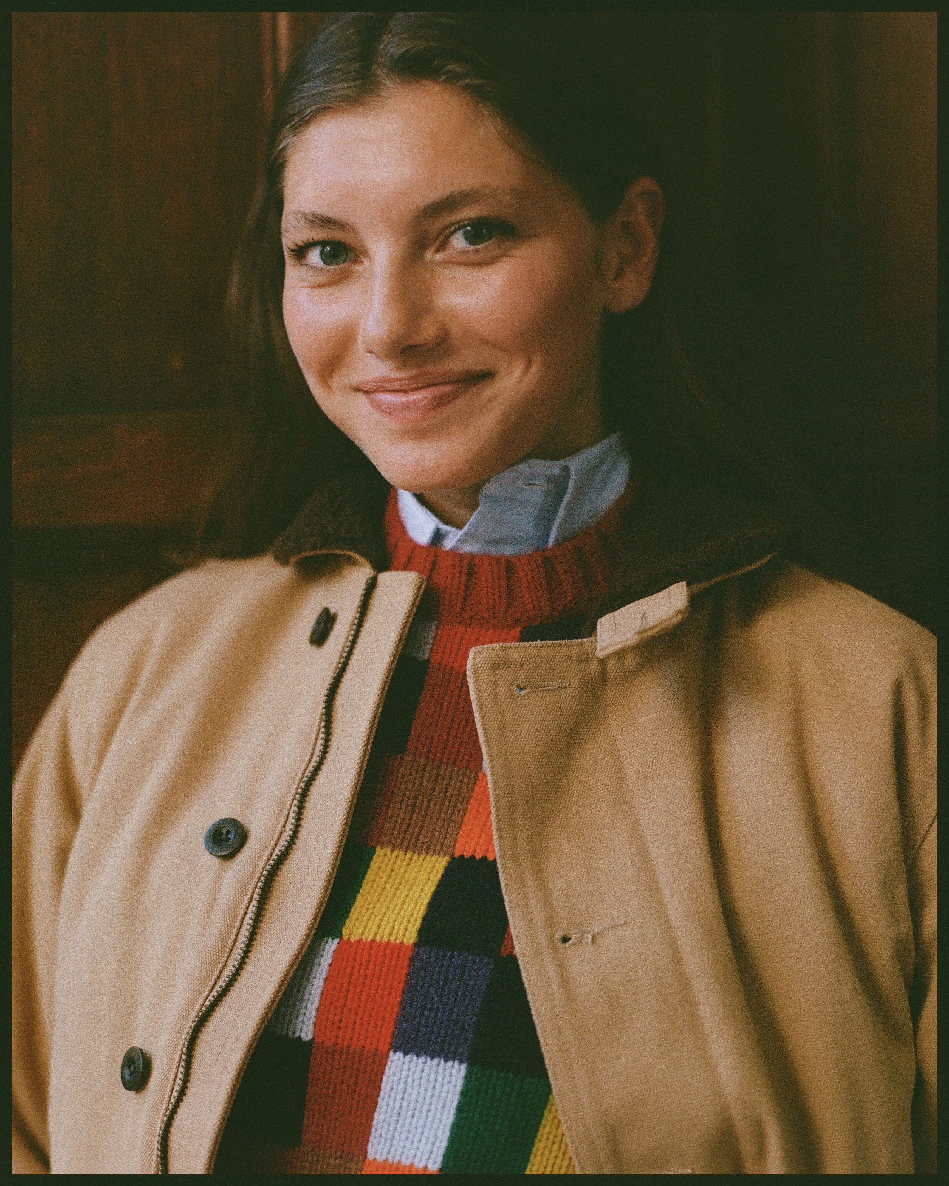 Khaki Fleece-lined Canvas Deck Jacket