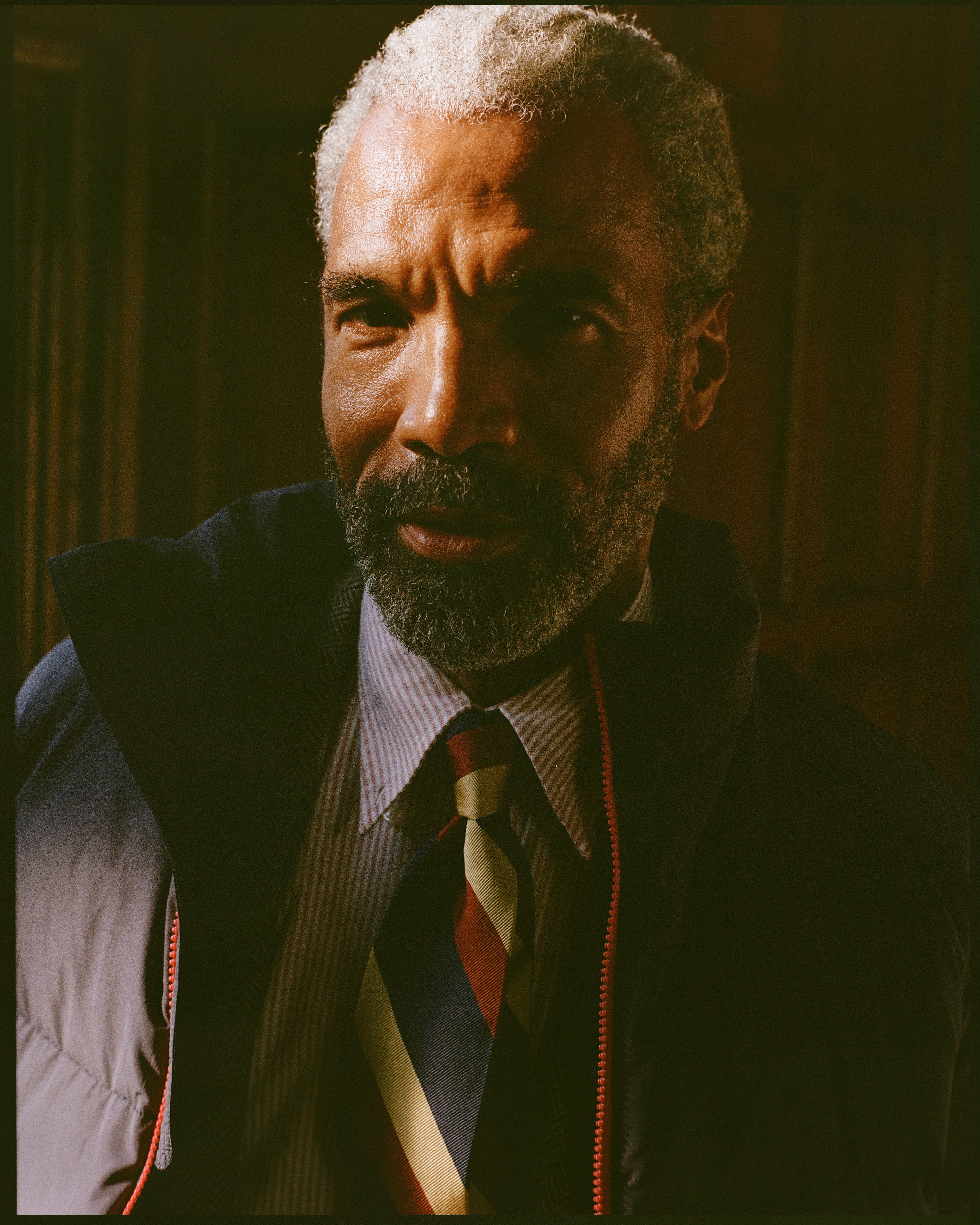 Navy Down Puffer Jacket - Trim Fit