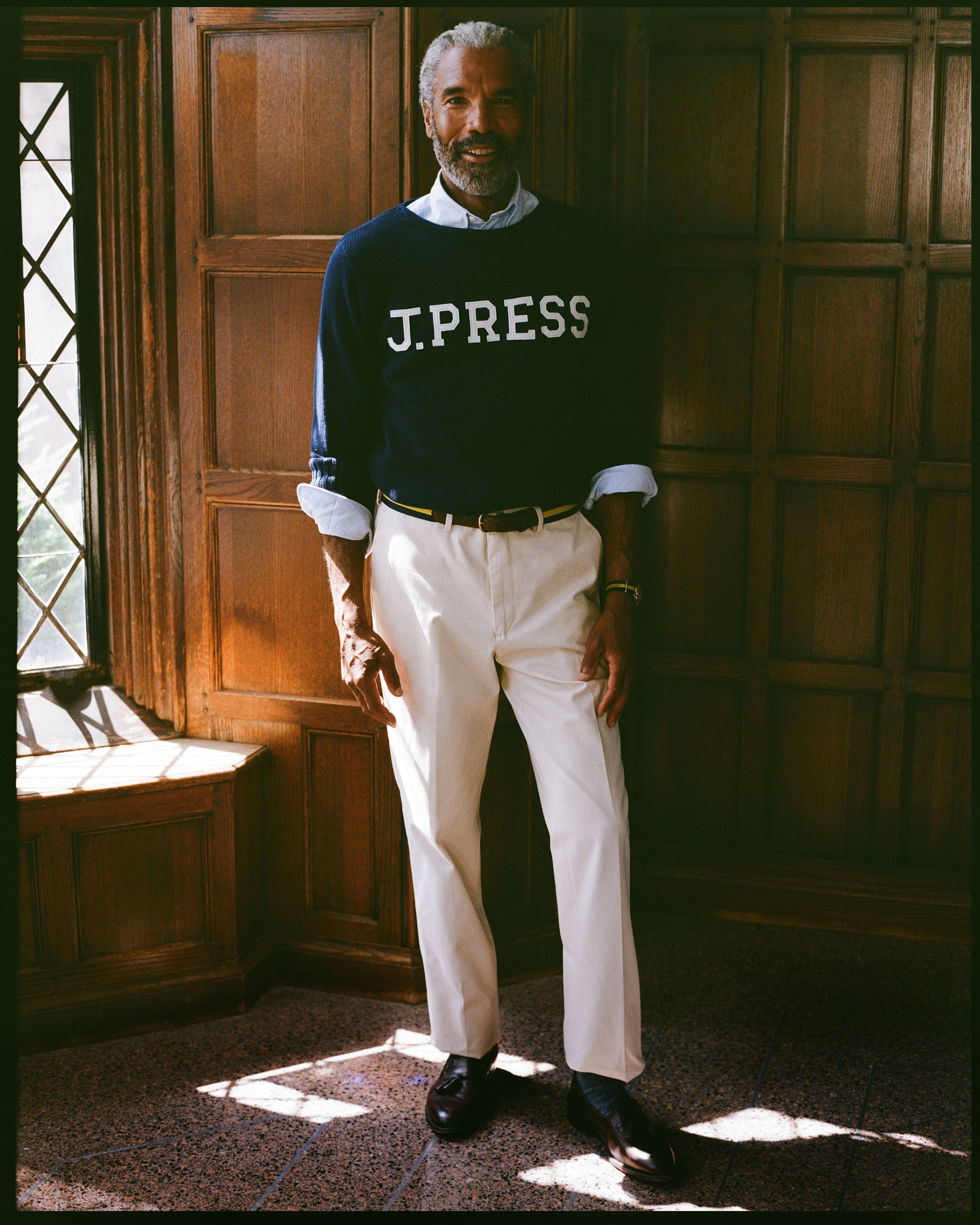 J. Press "Take Ivy" Varsity Boatneck Sweater