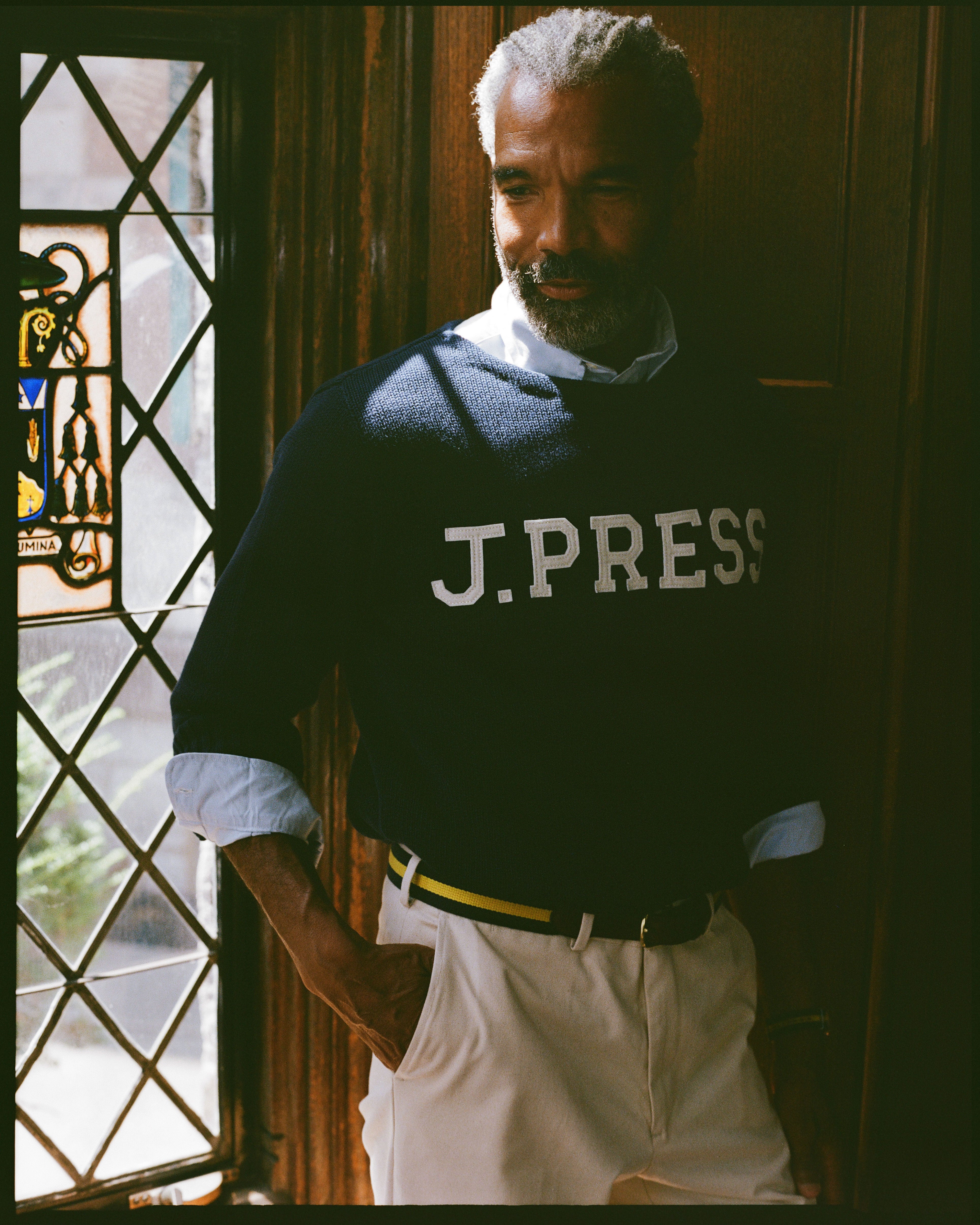 J. Press "Take Ivy" Varsity Boatneck Sweater