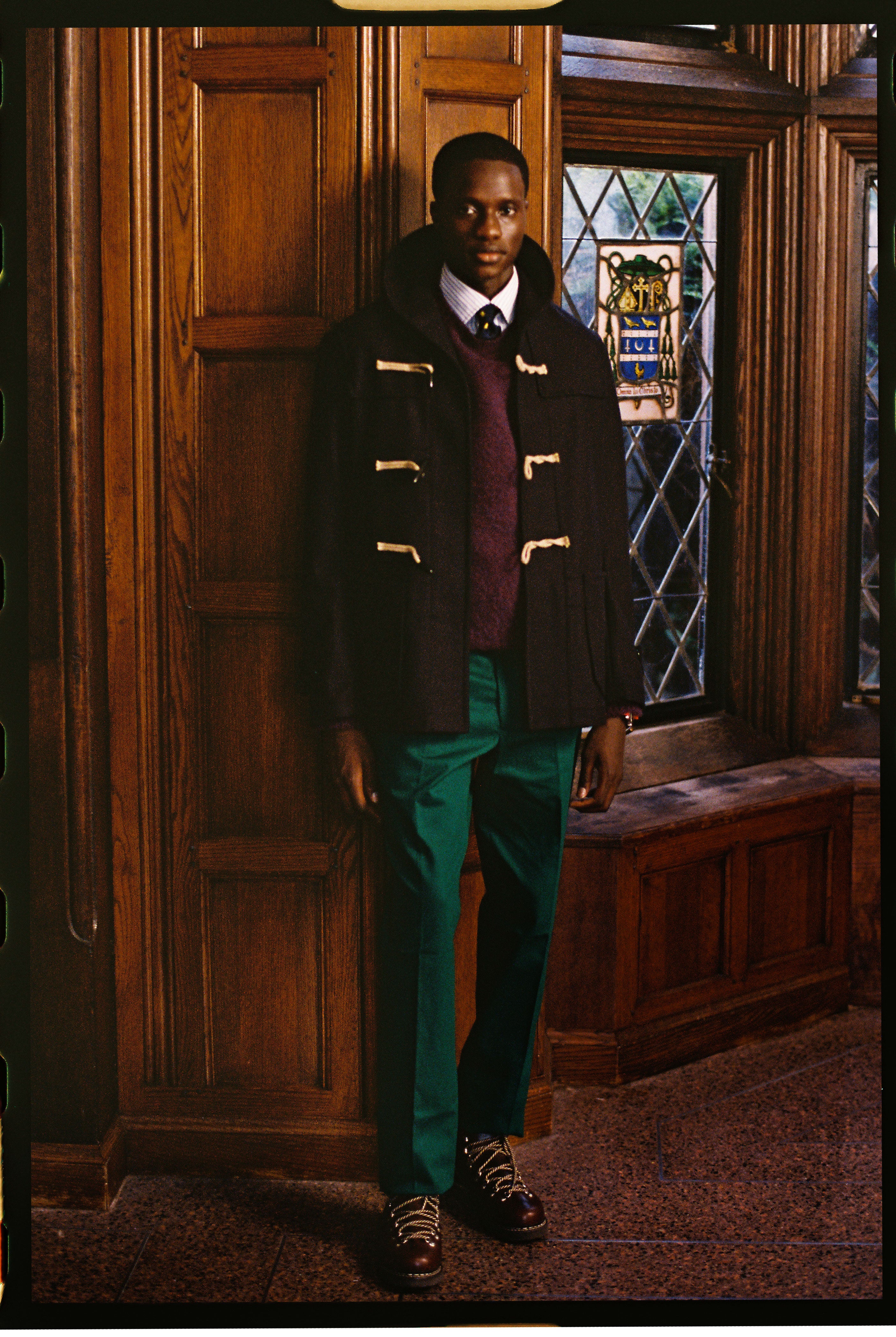 Made-in-England Shawl Collar Deck Coat