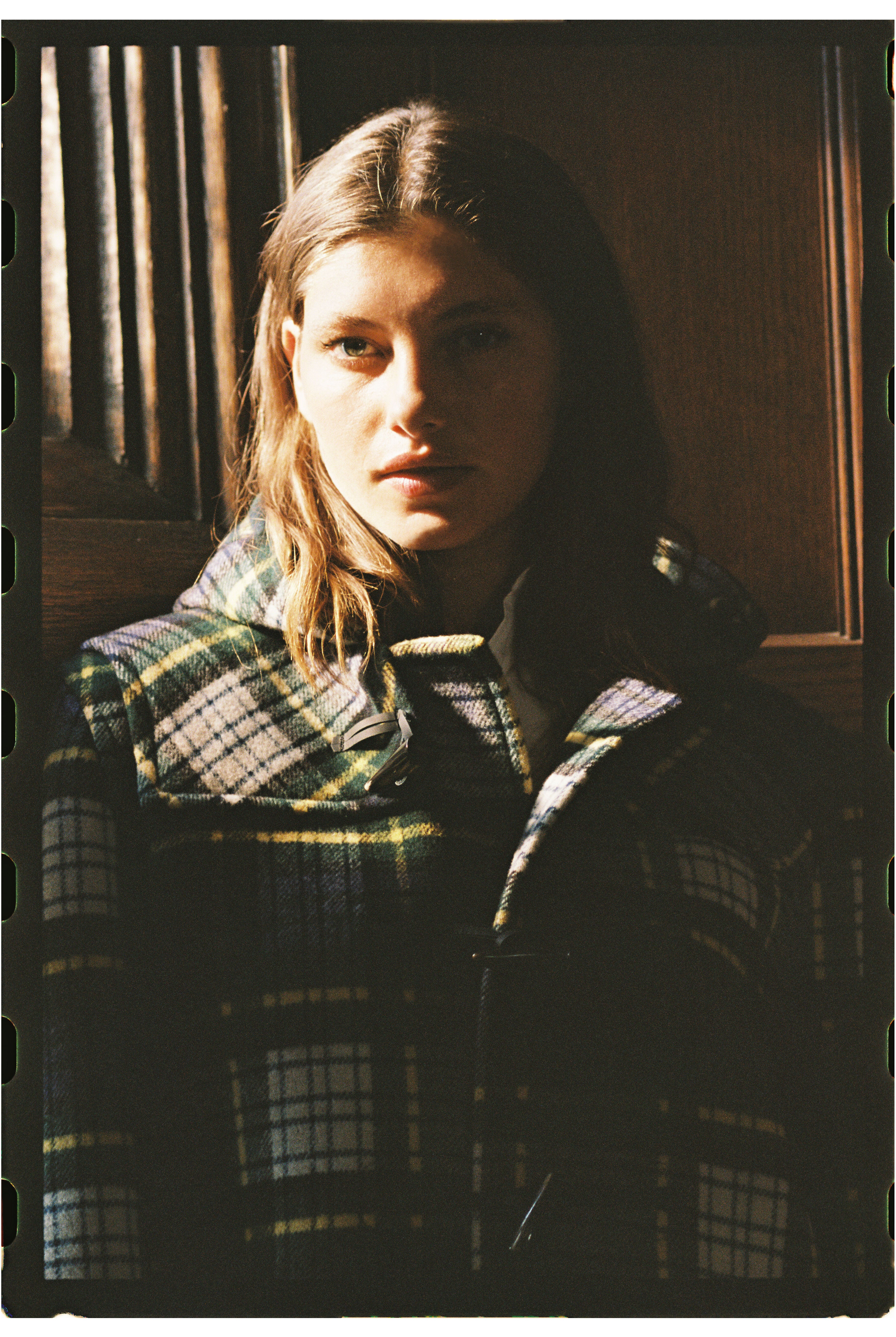 Made-in-England Dress Gordon Tartan Classic Morris Duffle Coat