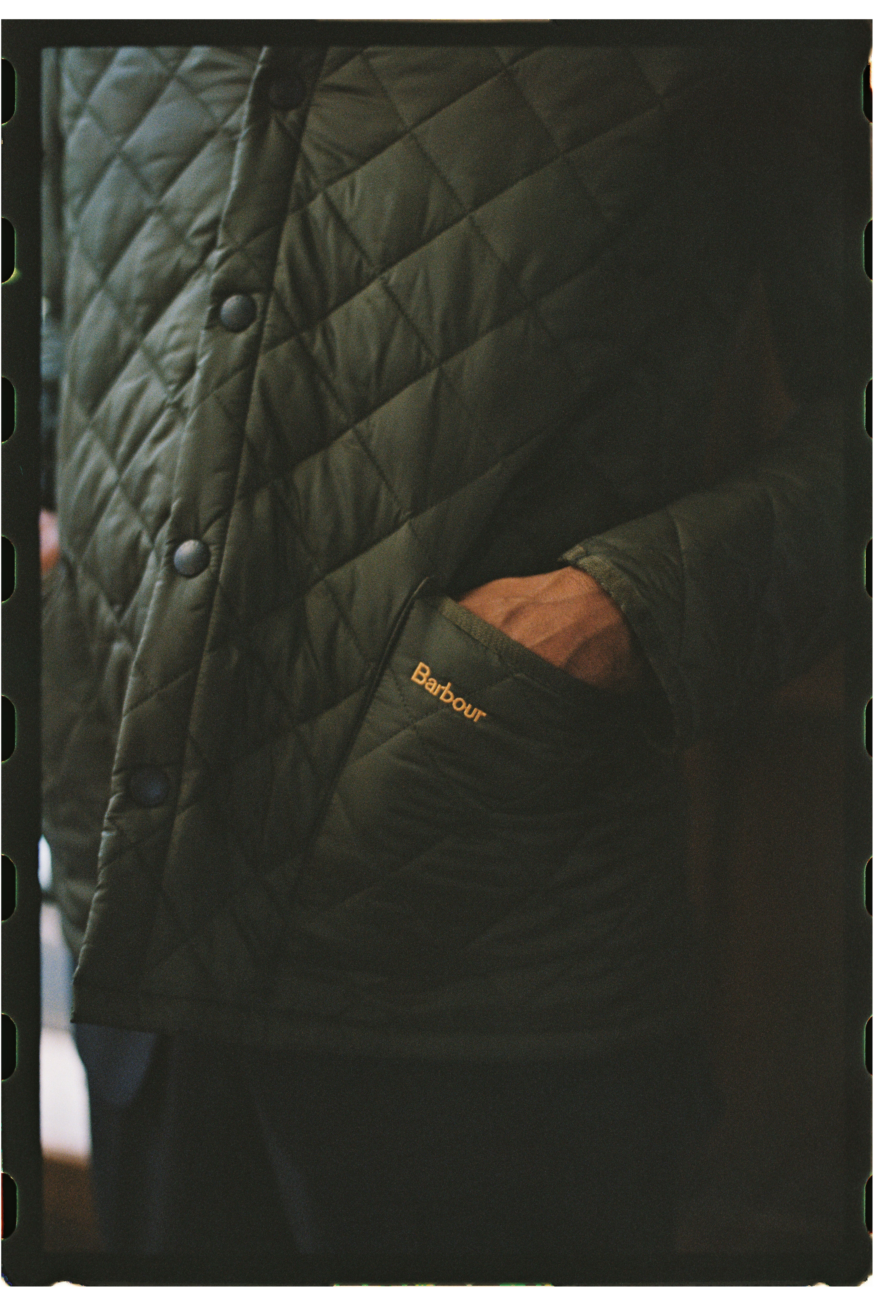 Barbour Olive Heritage Liddesdale Quilted Jacket