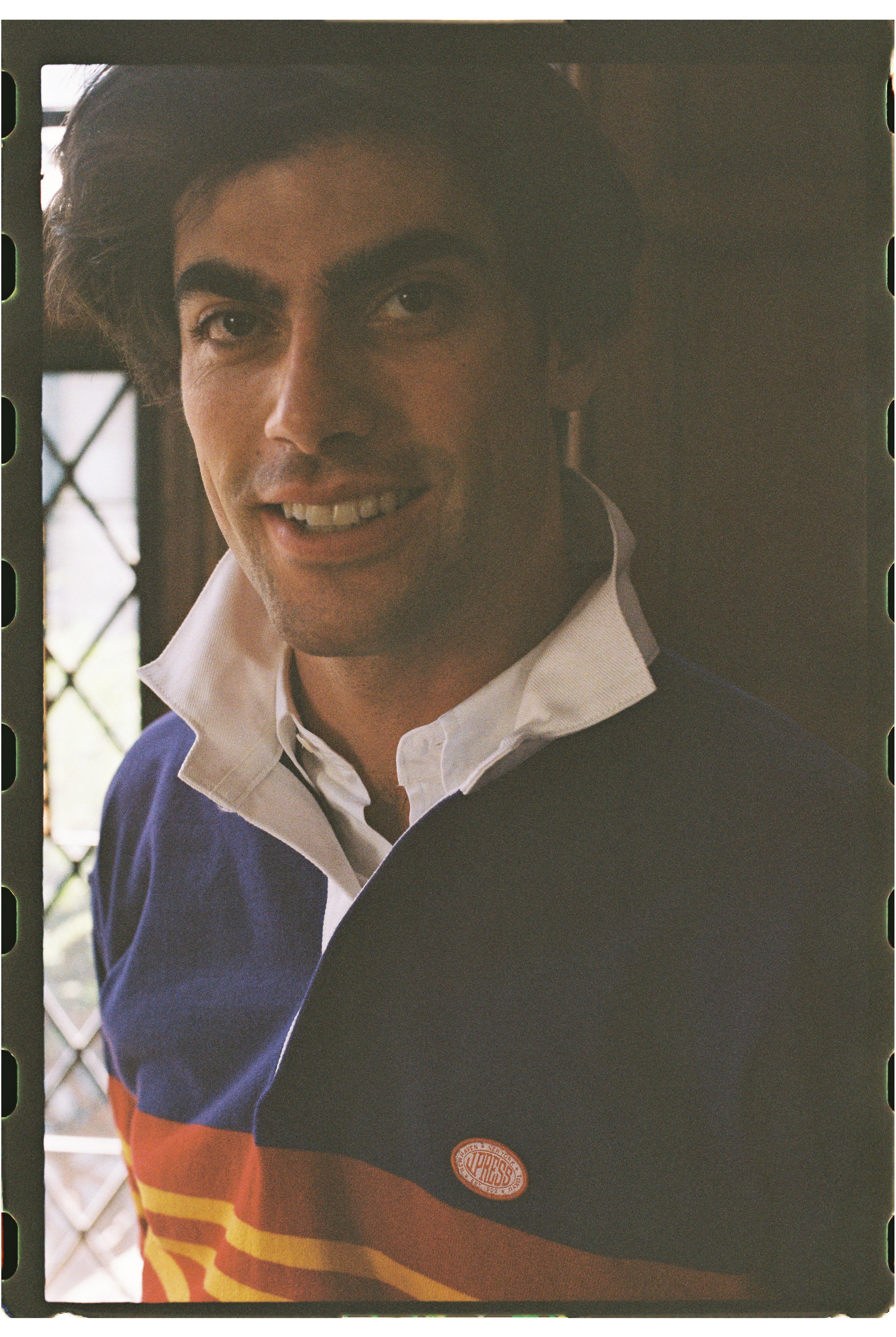 Made-in-USA Multi-stripe J. Press Seal Cotton Rugby